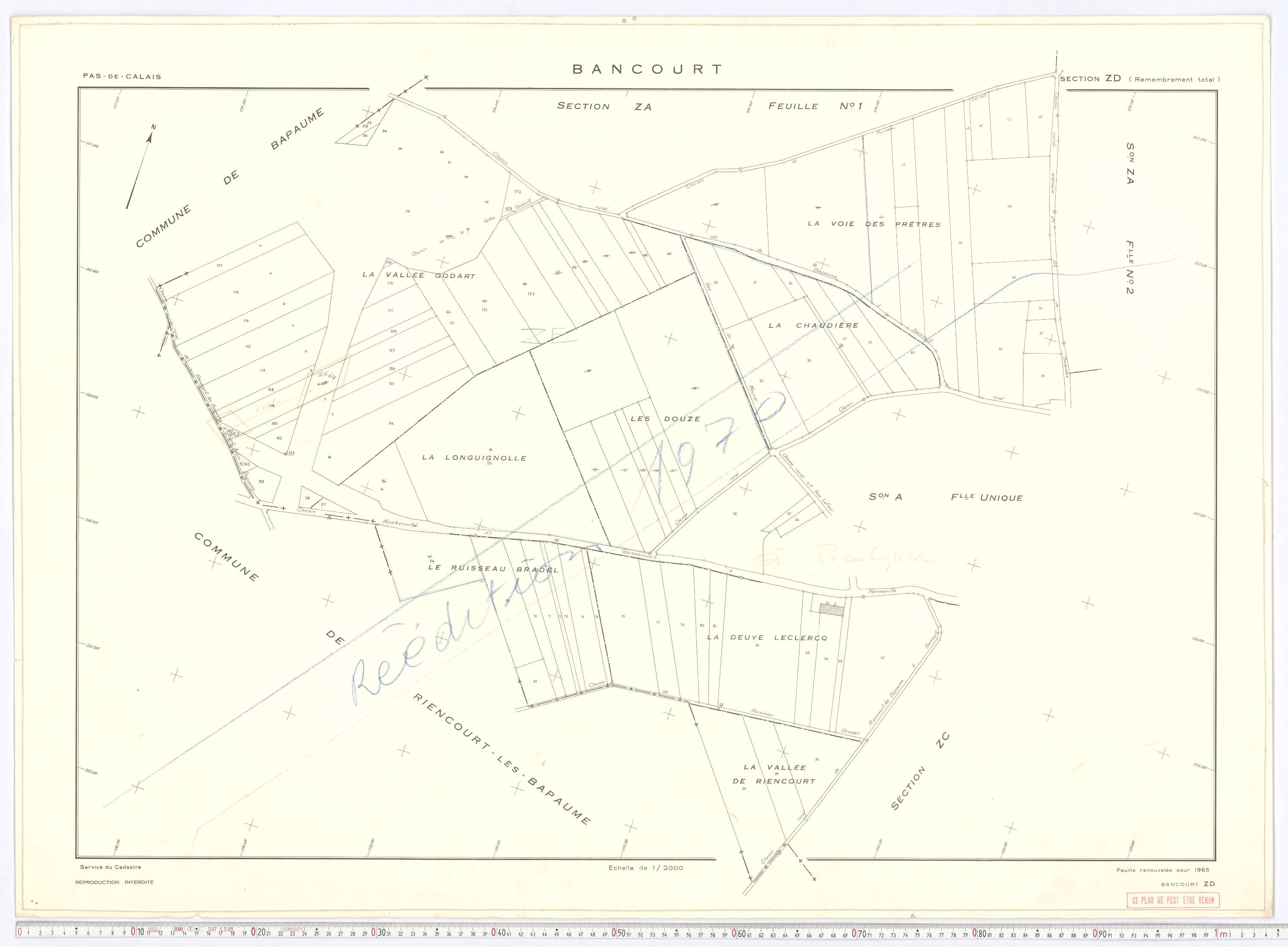 Bancourt - Section ZD.