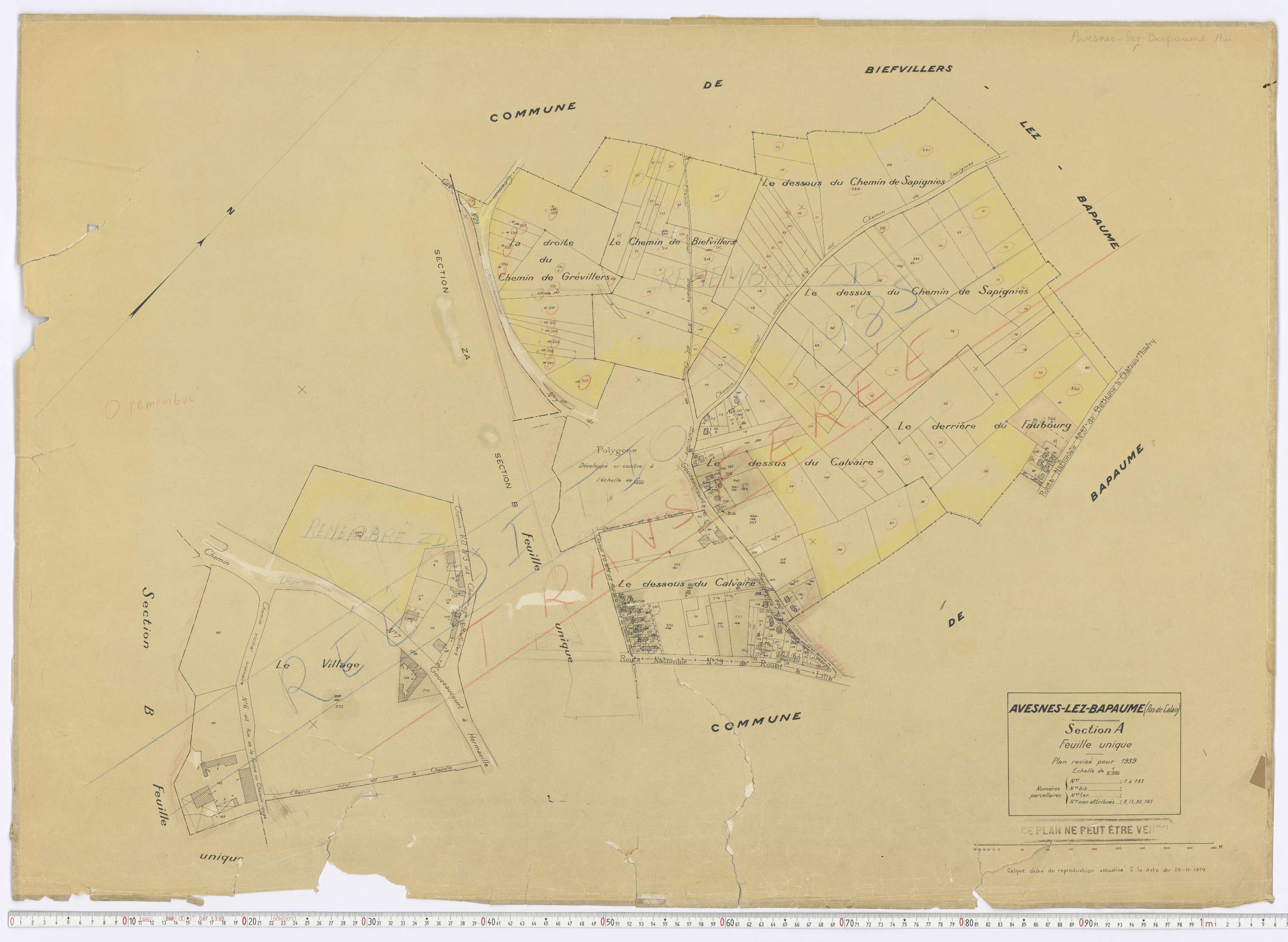 Bapaume - Section A.
