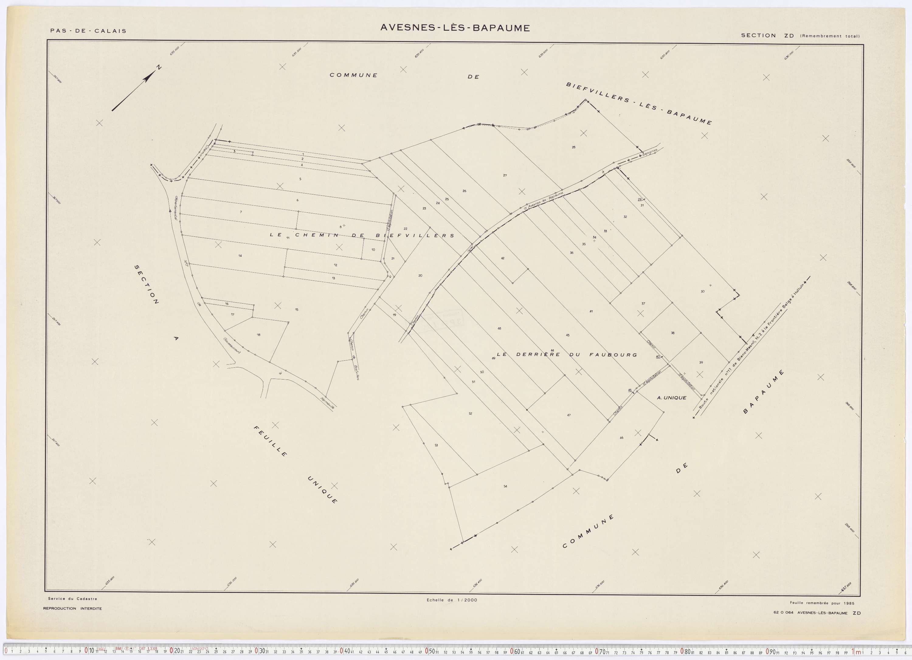 Bapaume - Section ZD.