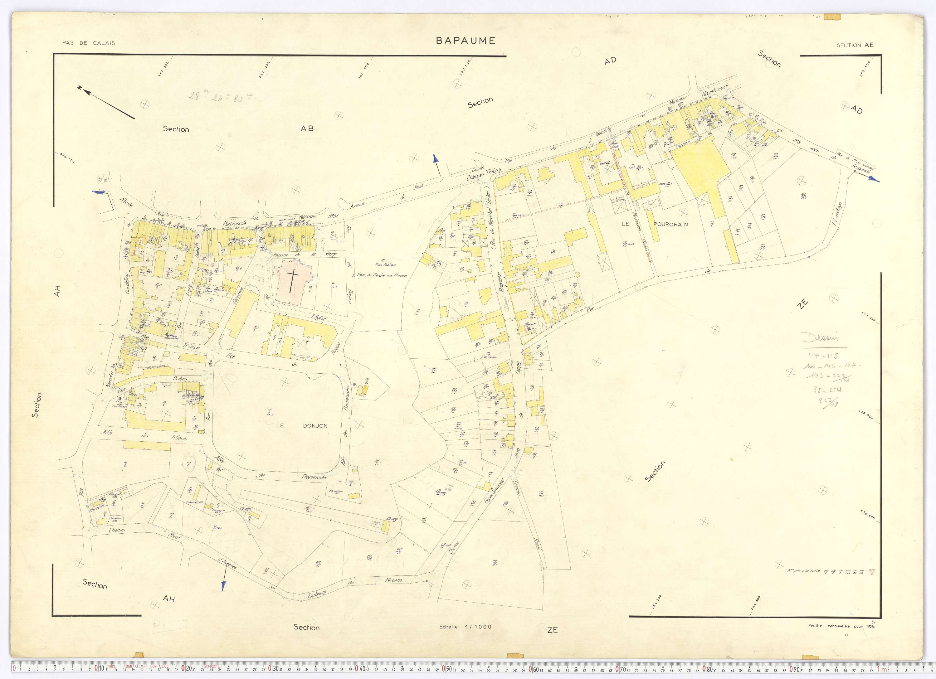 Bapaume - Section AE.