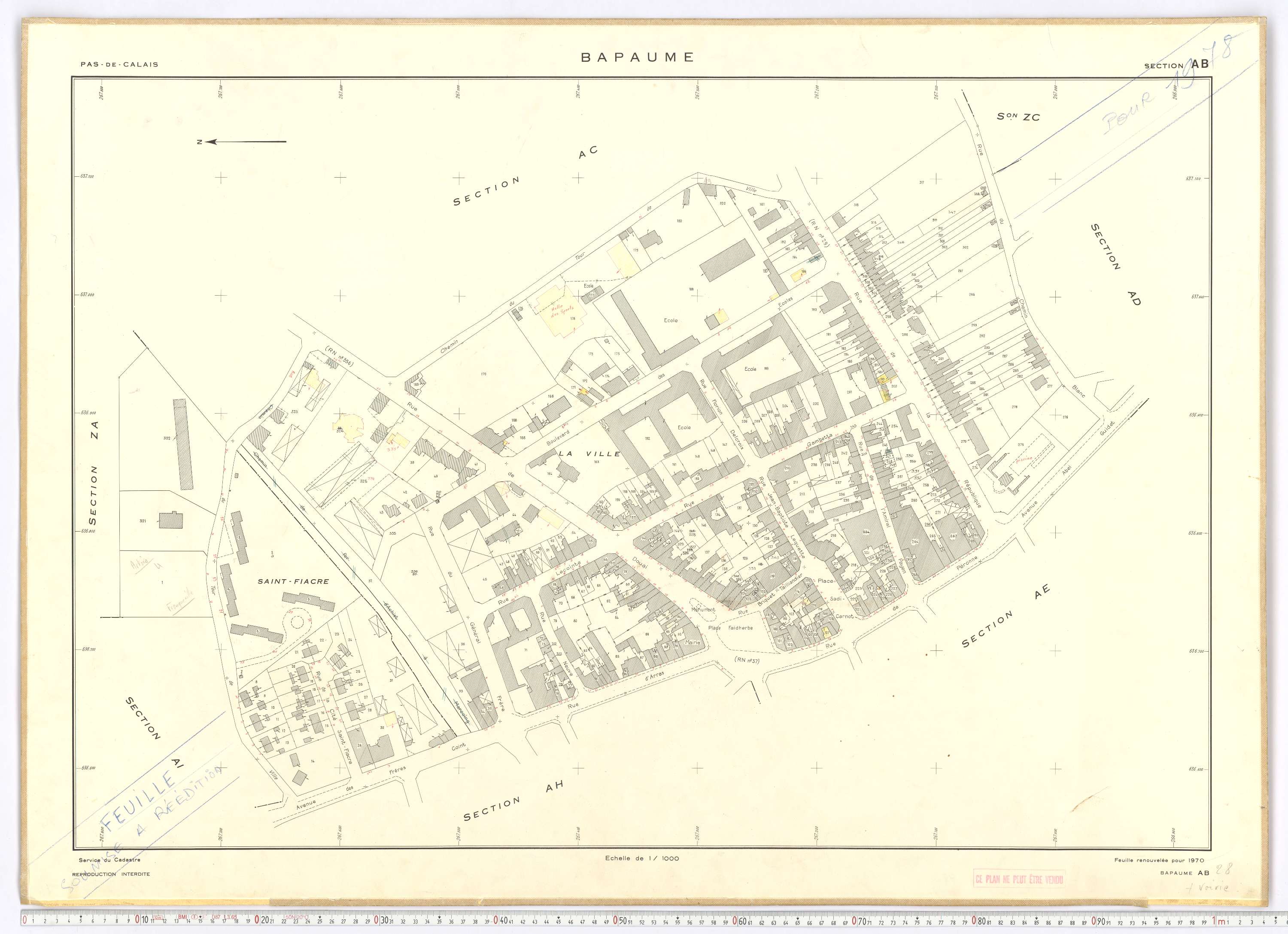 Bapaume - Section AB.