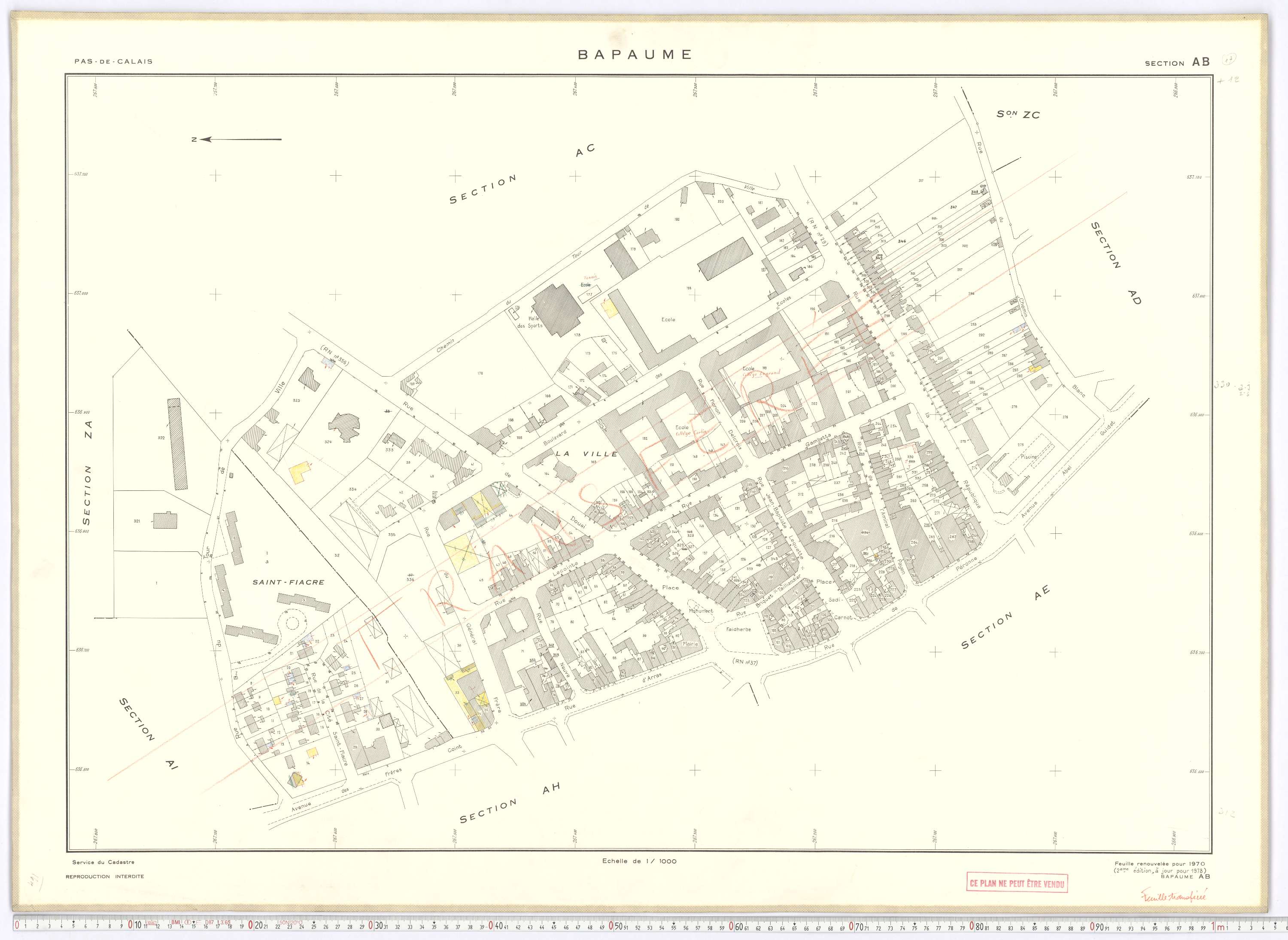 Bapaume - Section AB.