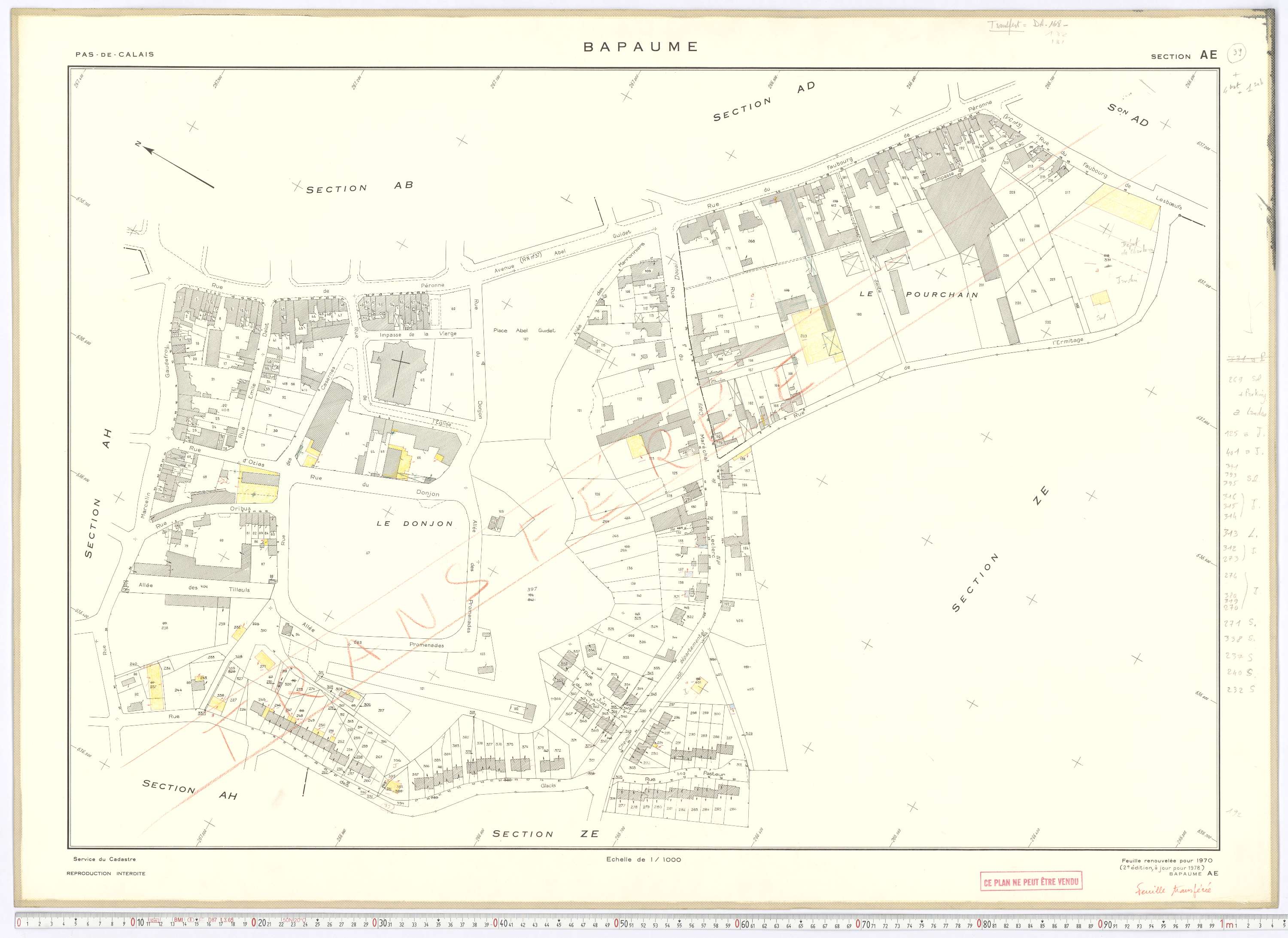 Bapaume - Section AE.