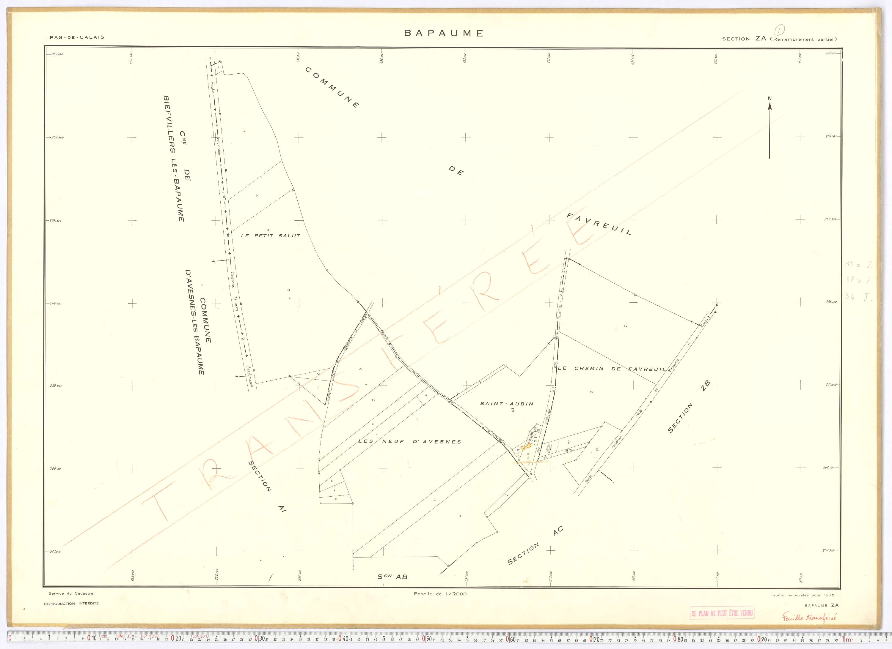 Bapaume - Section ZA.