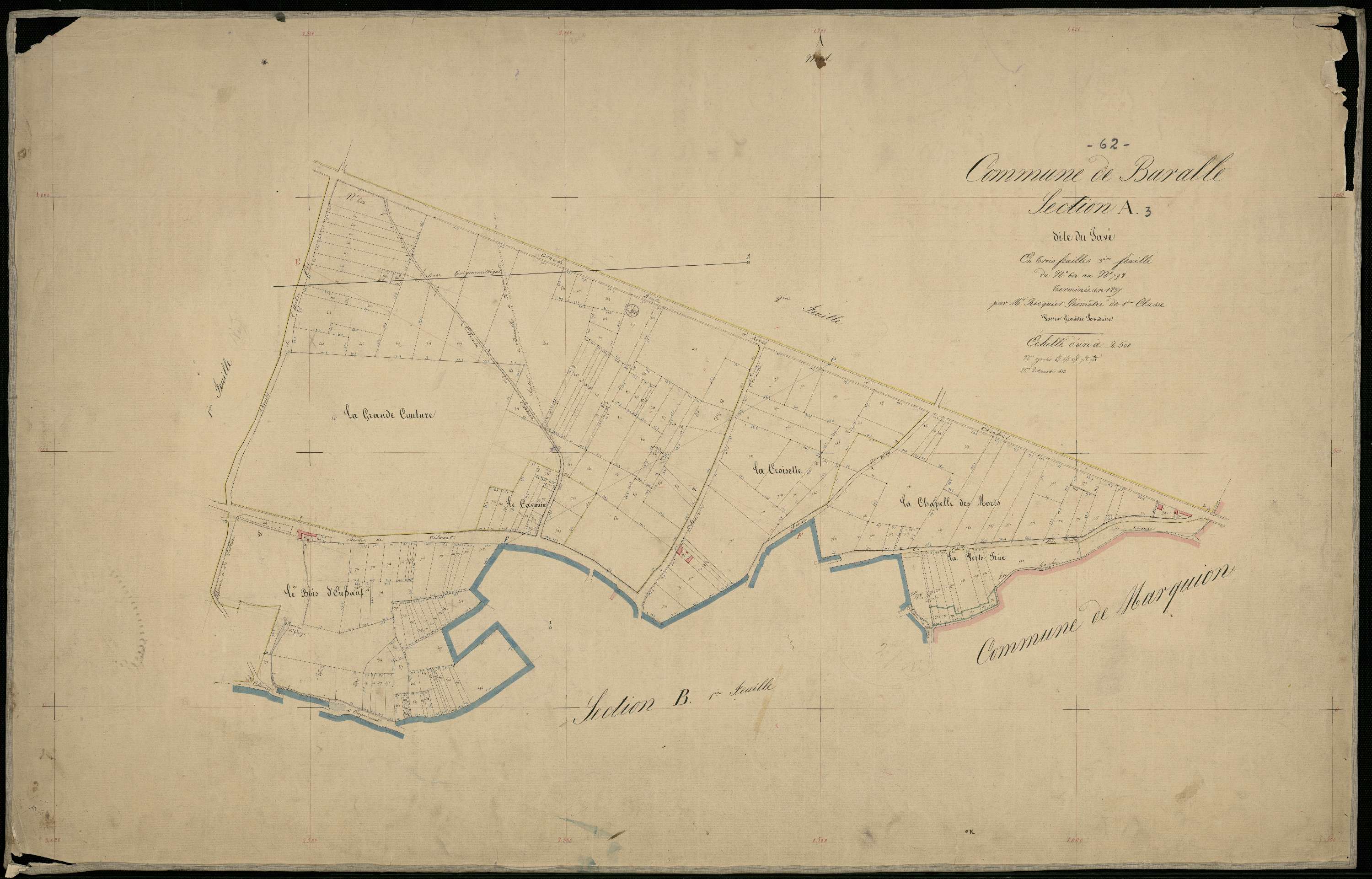 Baralle - Section A, 3e feuille