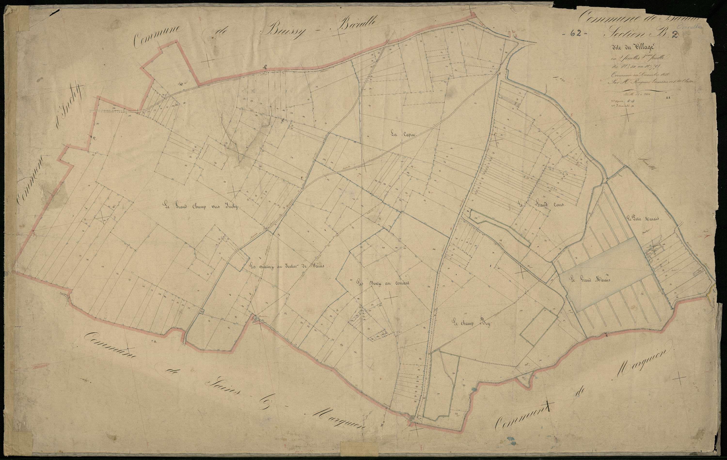 Baralle - Section B, 2e feuille