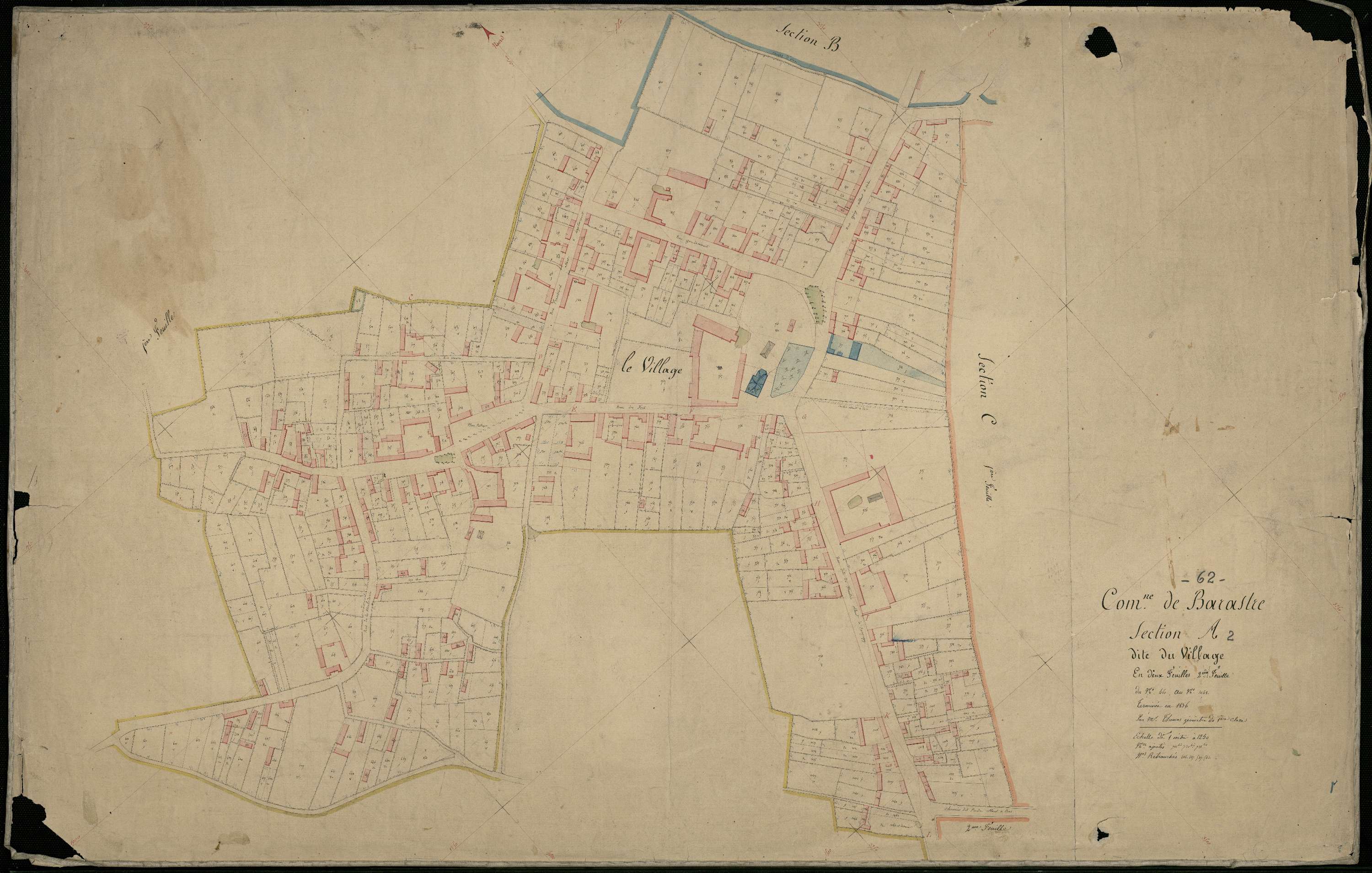 Barastre - Section A, 2e feuille