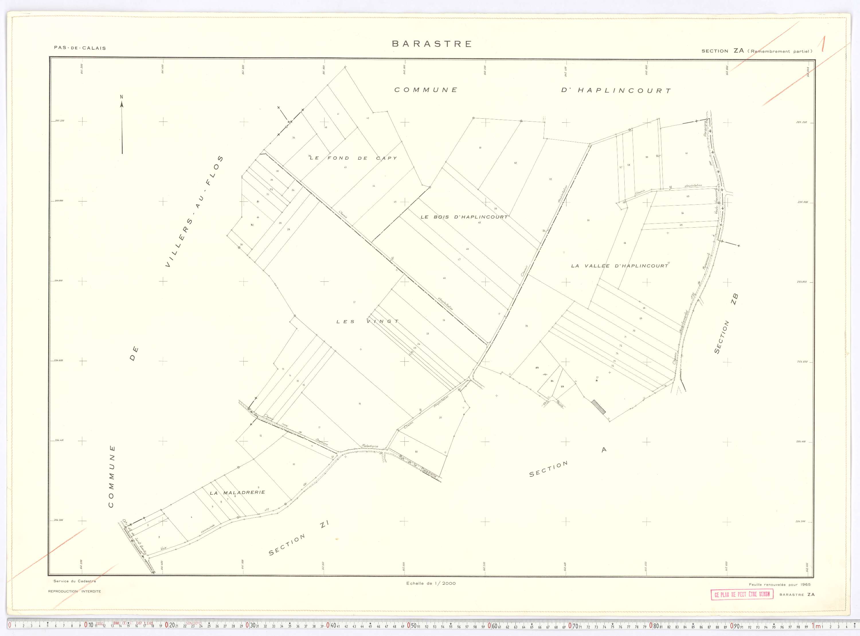 Barastre - Section ZA.