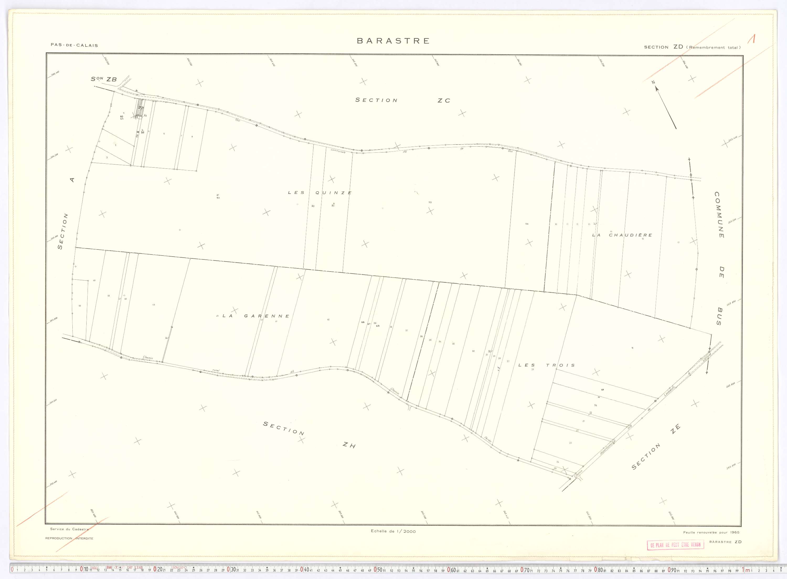 Barastre - Section ZD.