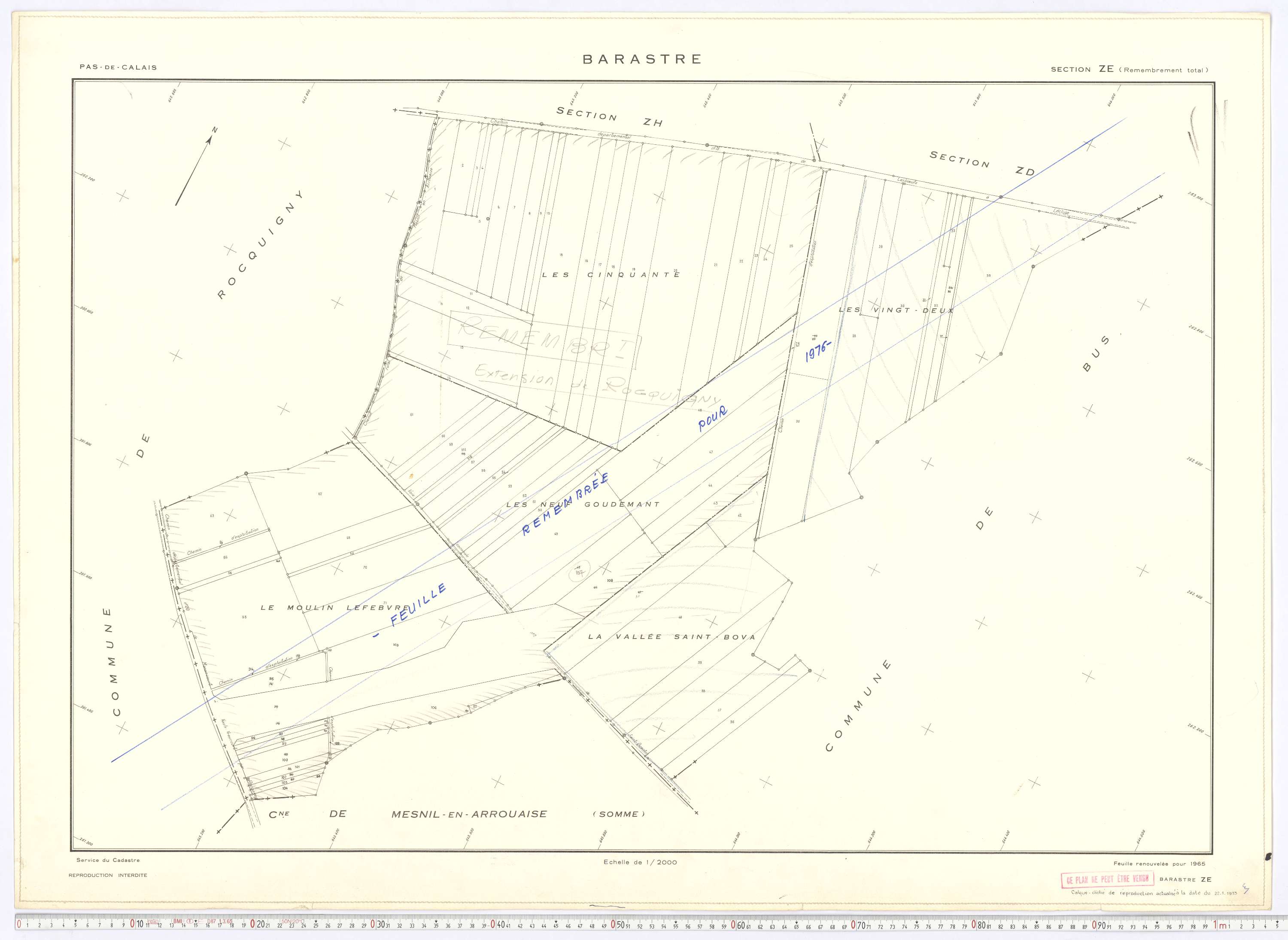Barastre - Section ZE.