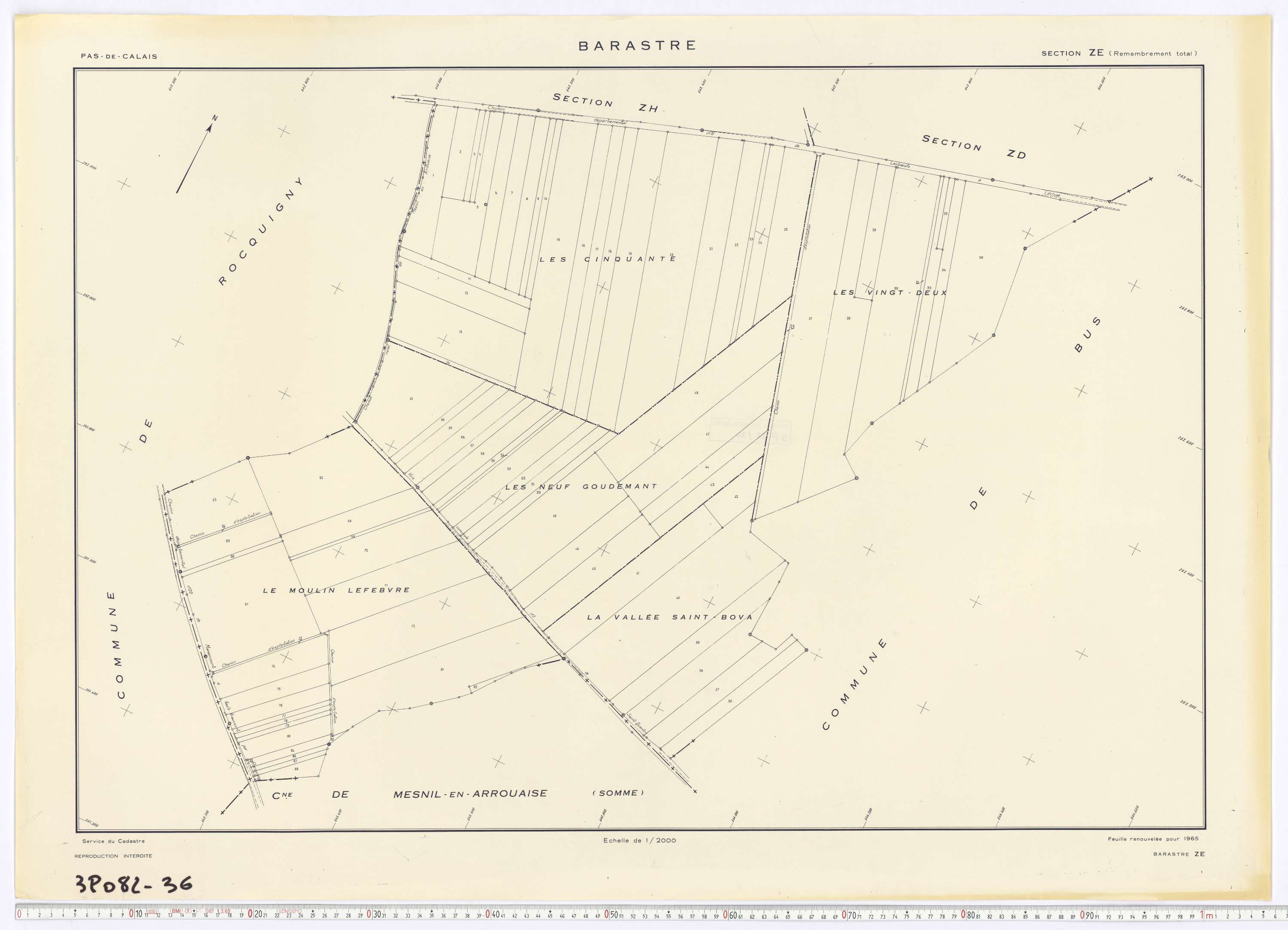 Barastre - Section ZE.