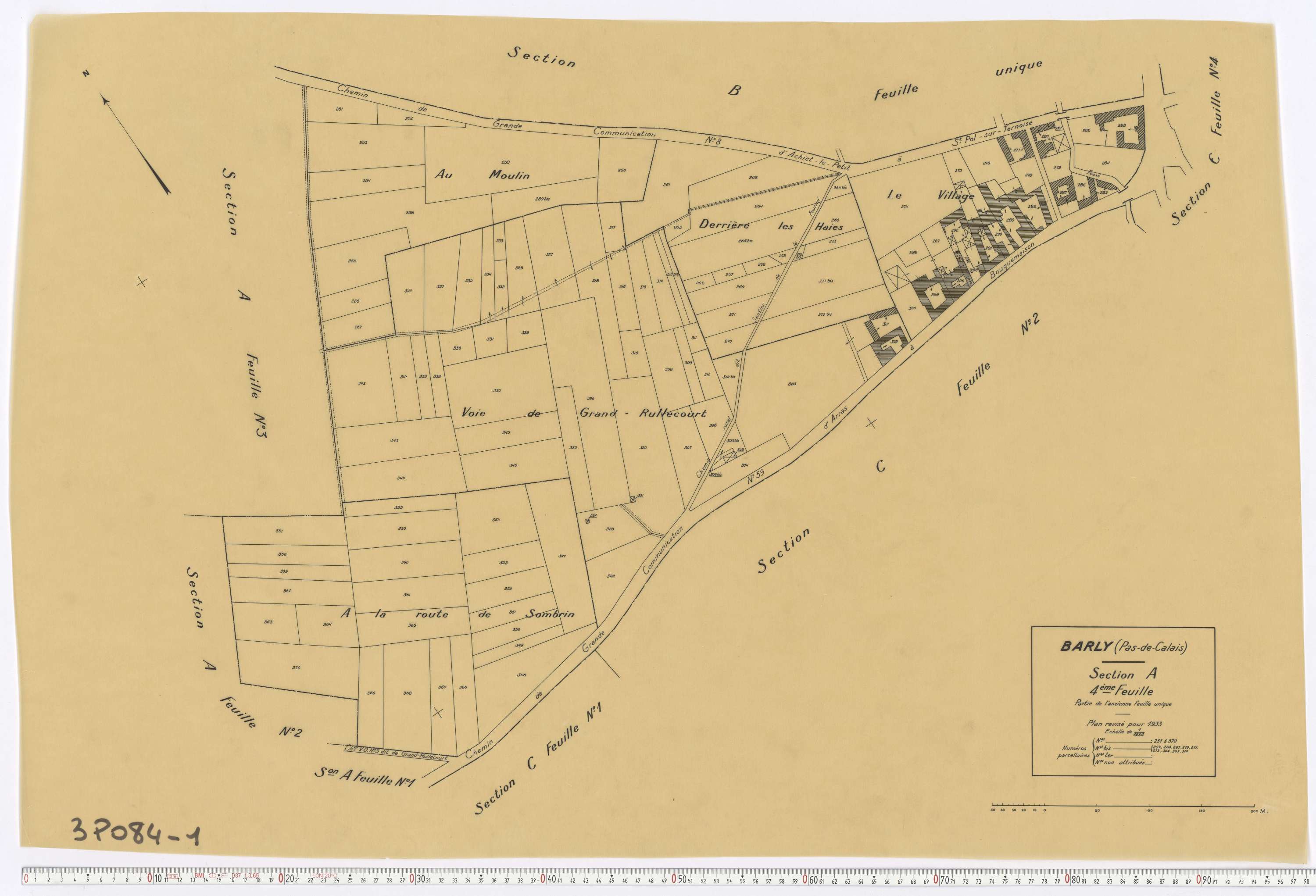 Barly - Section A, feuille 4.