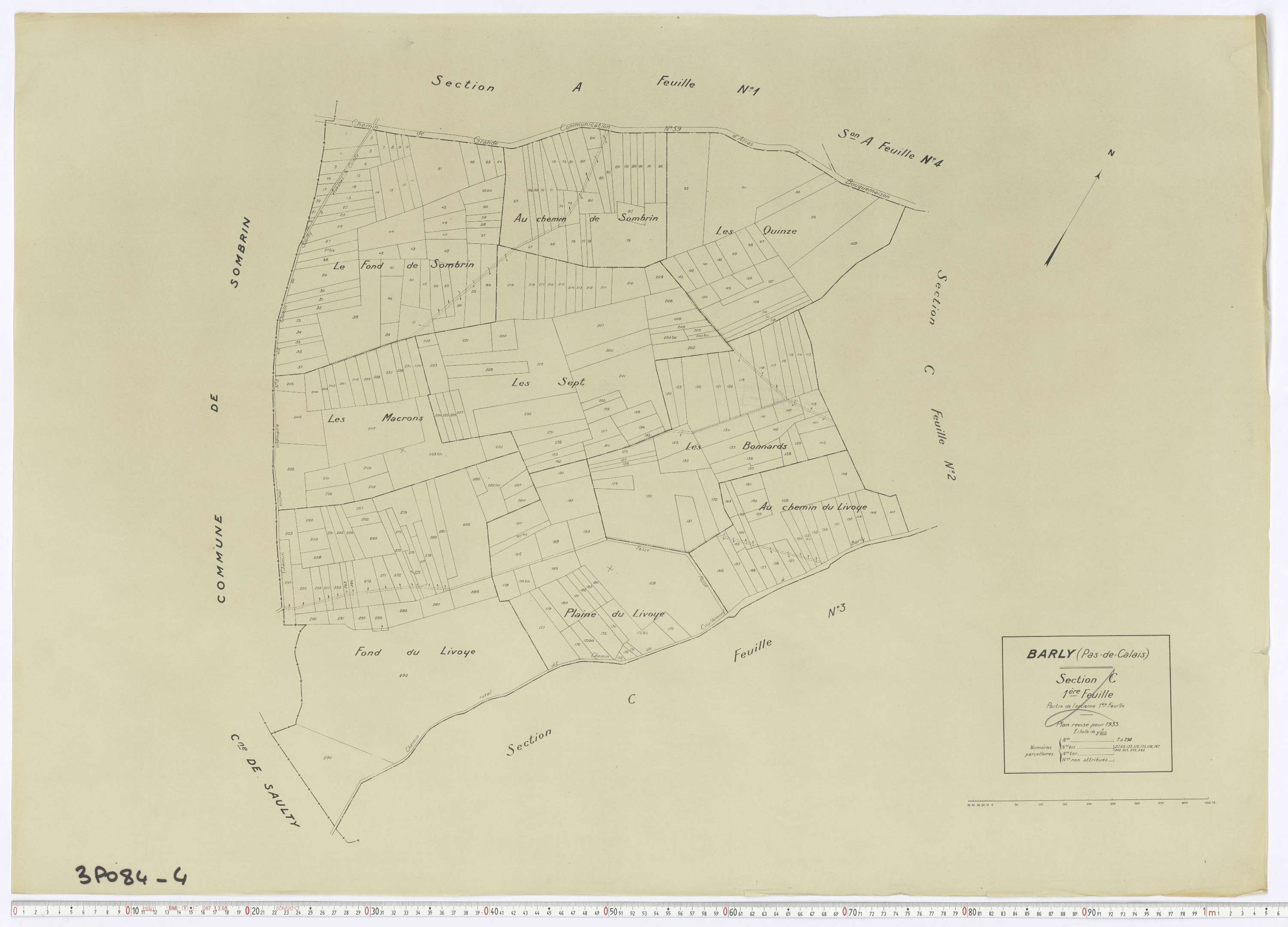 Barly - Section C, feuille 1.