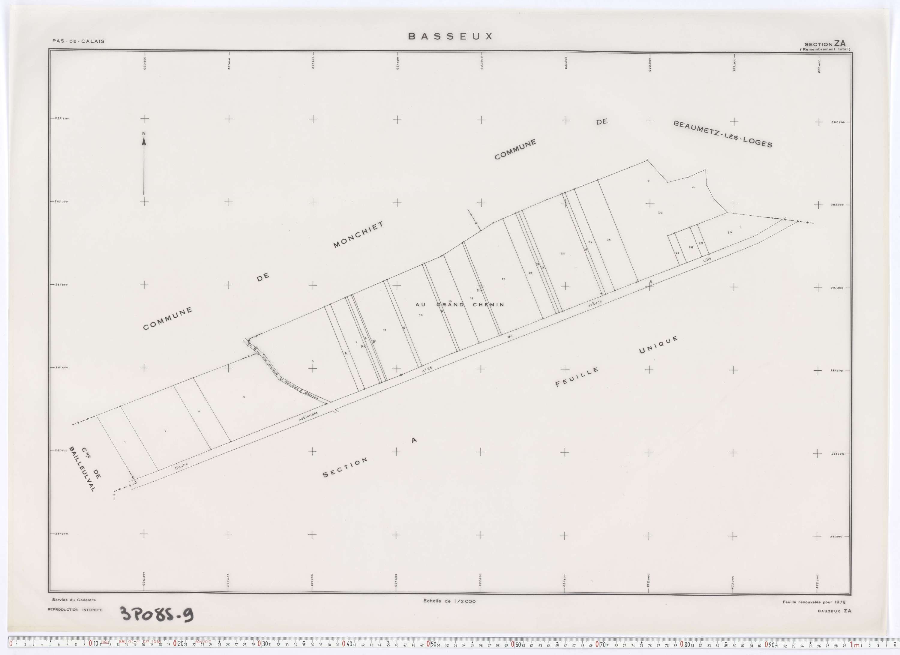 Basseux - Section ZA.