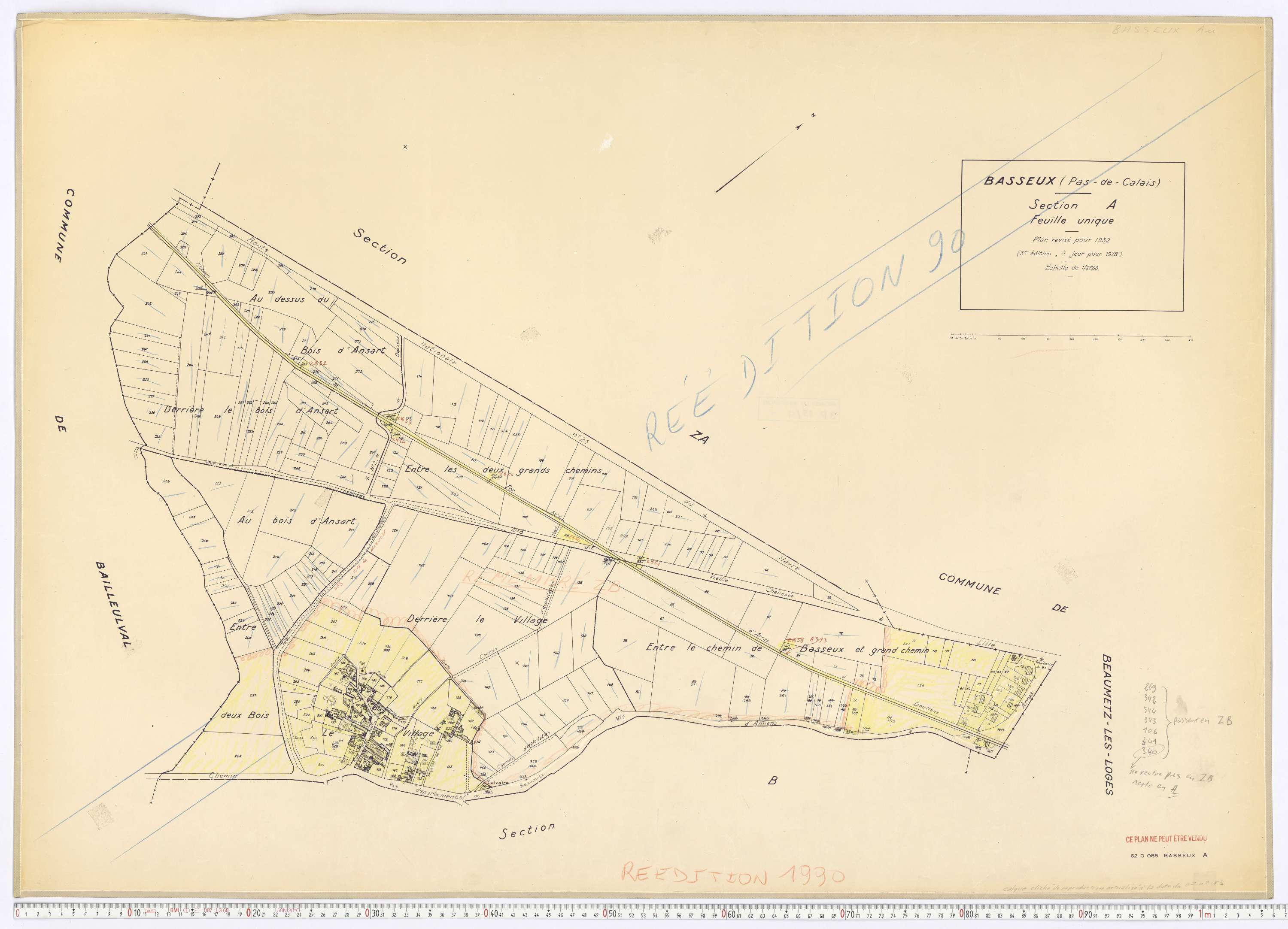 Basseux - Section A.