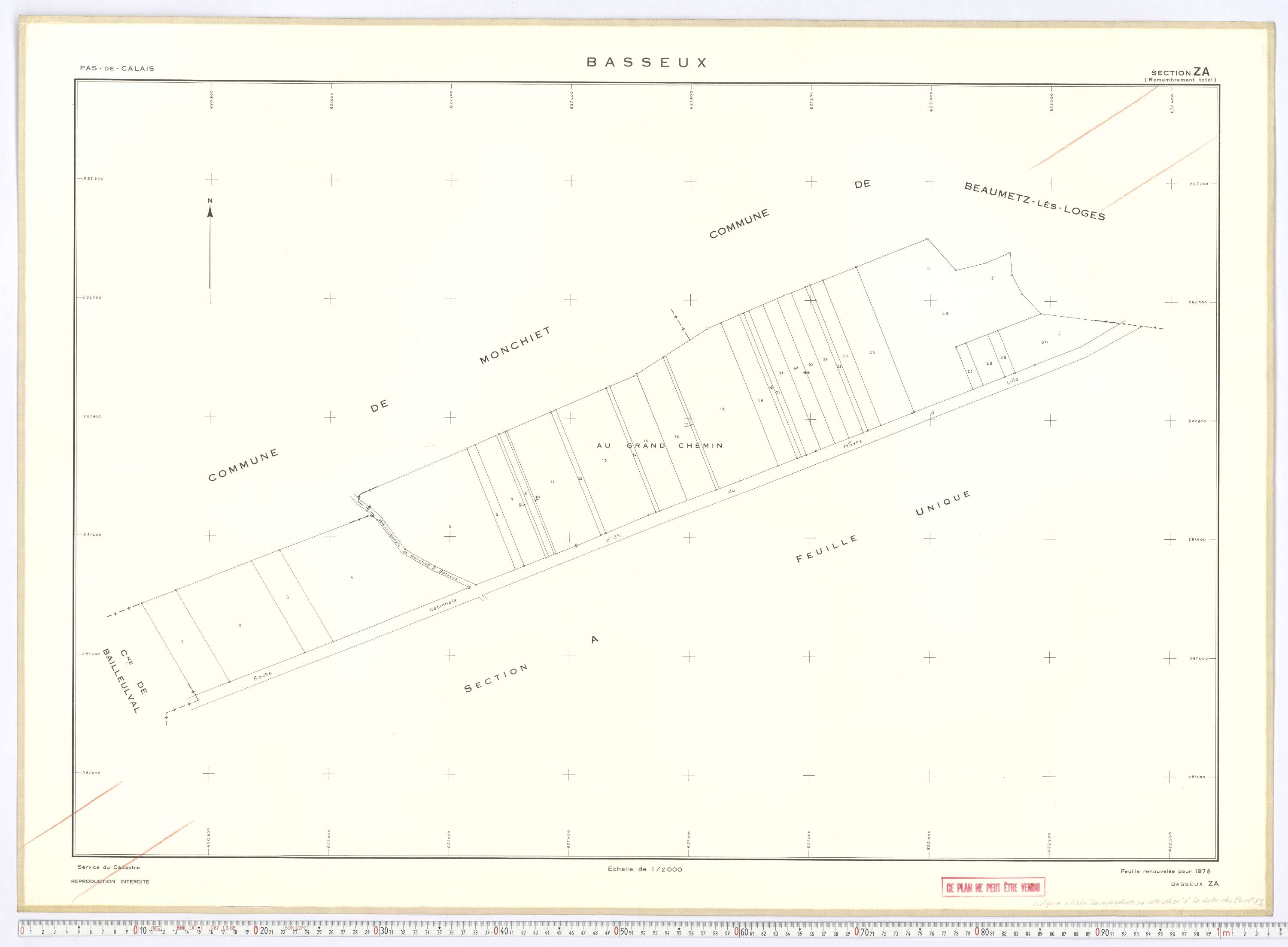 Basseux - Section ZA.