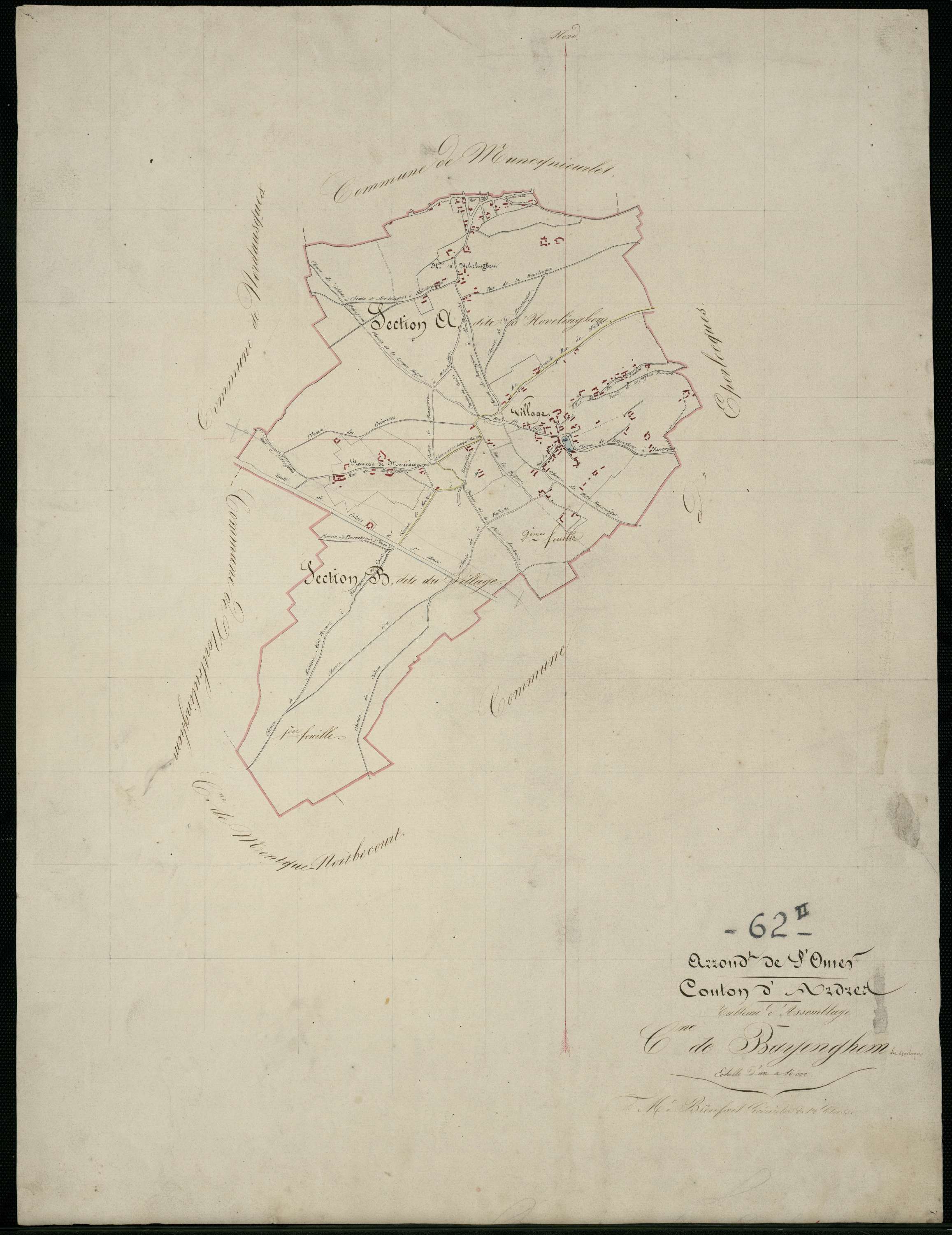 Bayenghem-lès-Éperlecques - Tableau d'assemblage