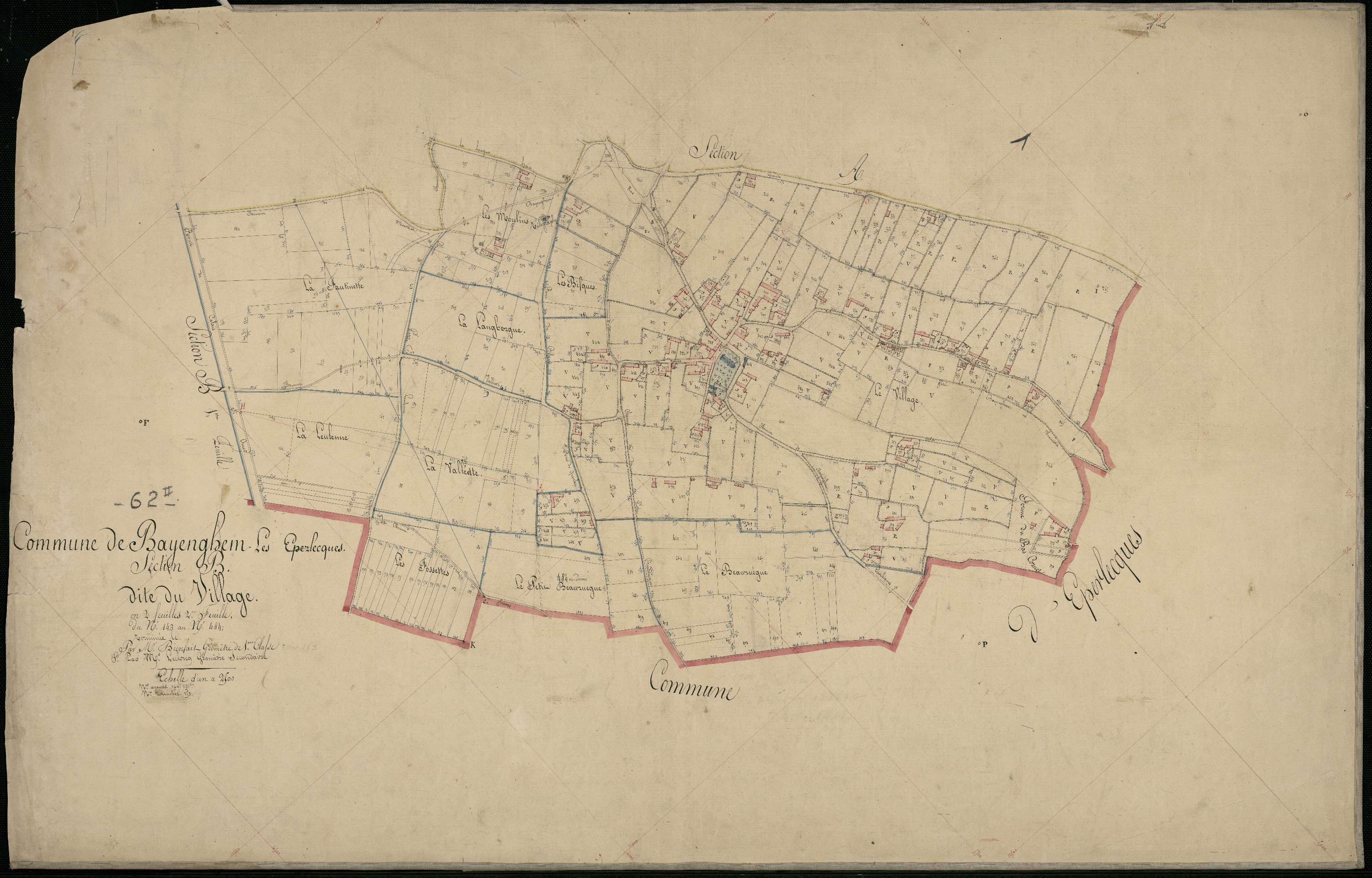 Bayenghem-lès-Éperlecques - Section B, 2e feuille