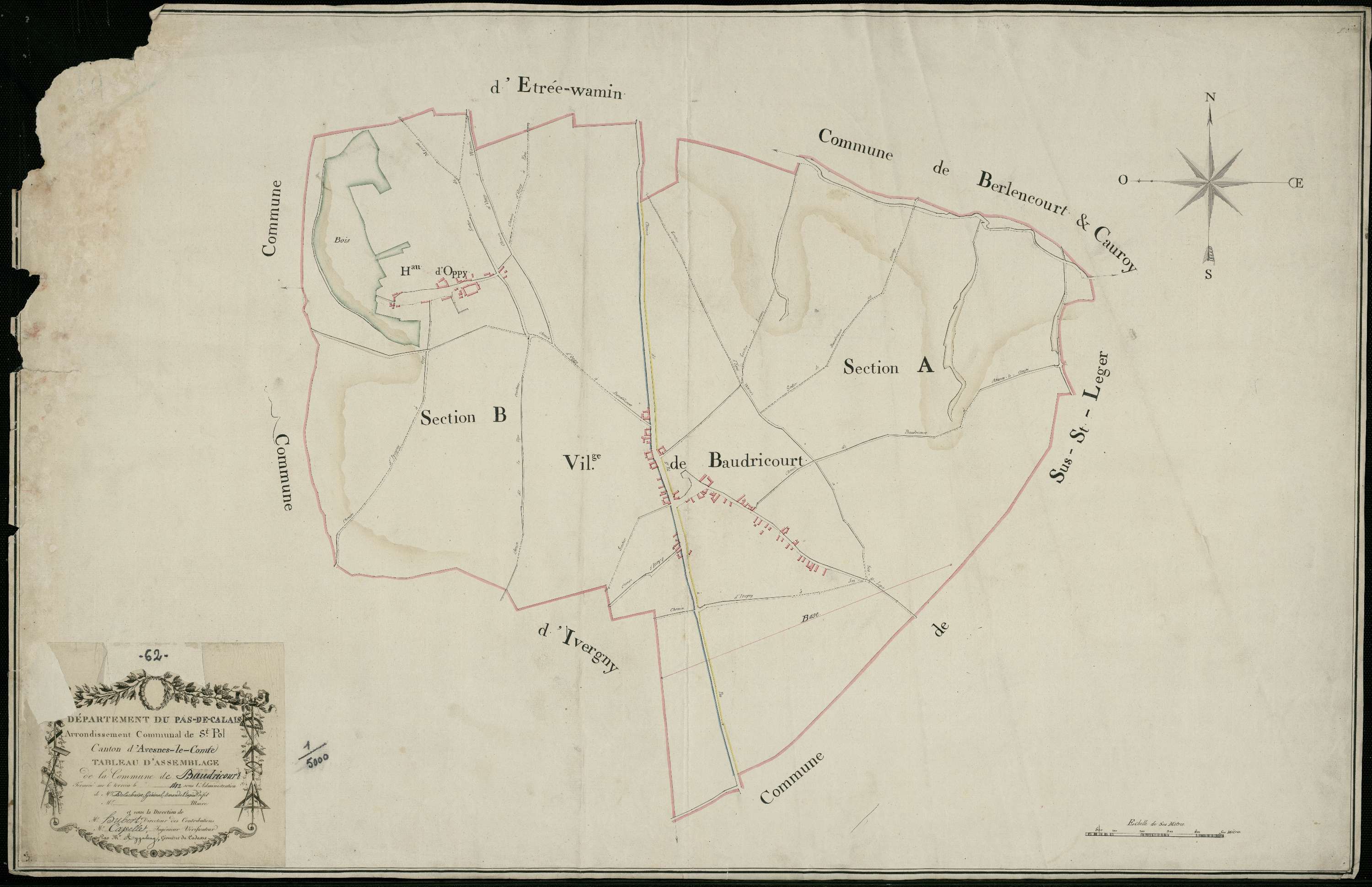 Beaudricourt - Tableau d'assemblage