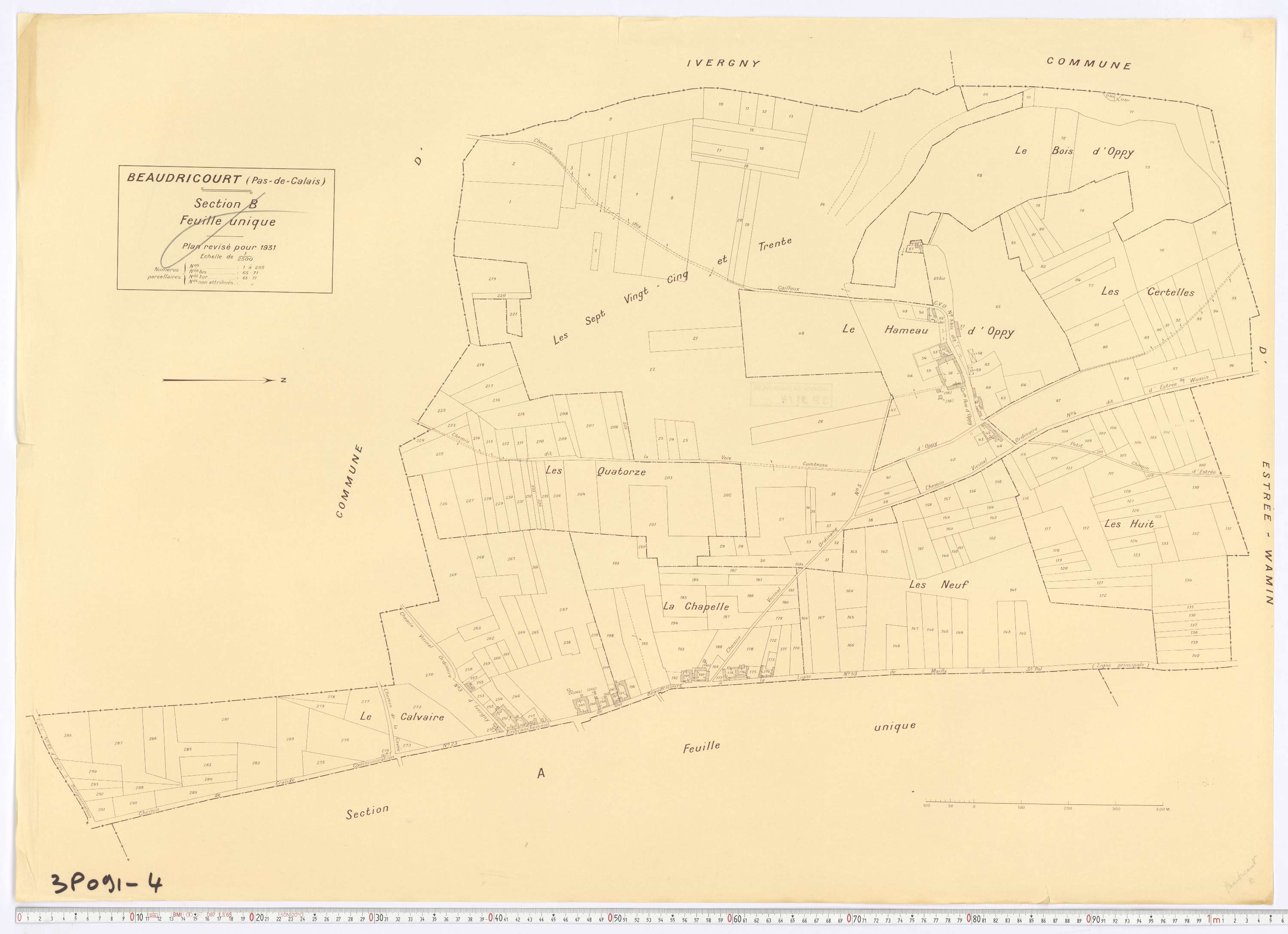Beaudricourt - Section B.