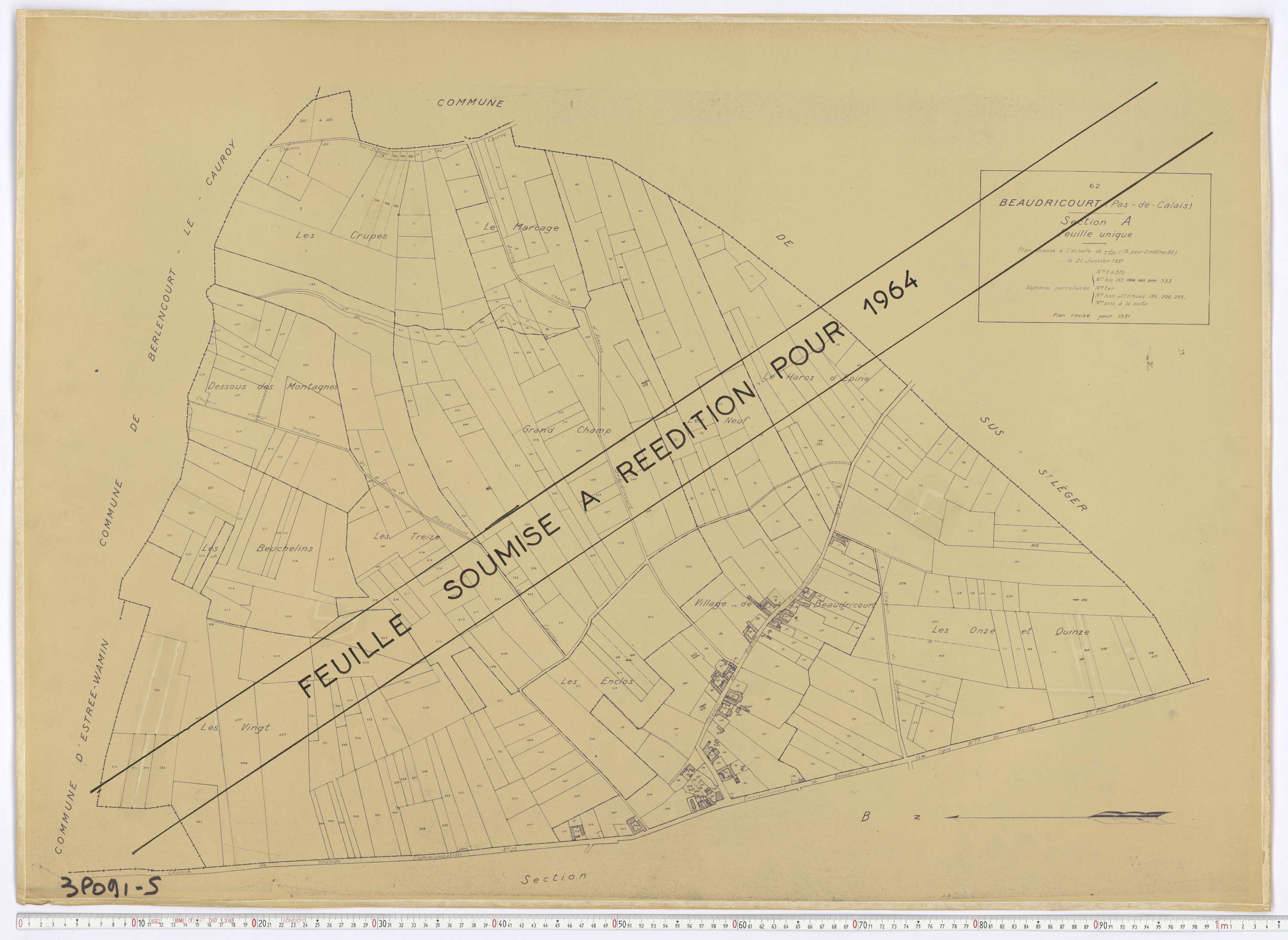 Beaudricourt - Section A.