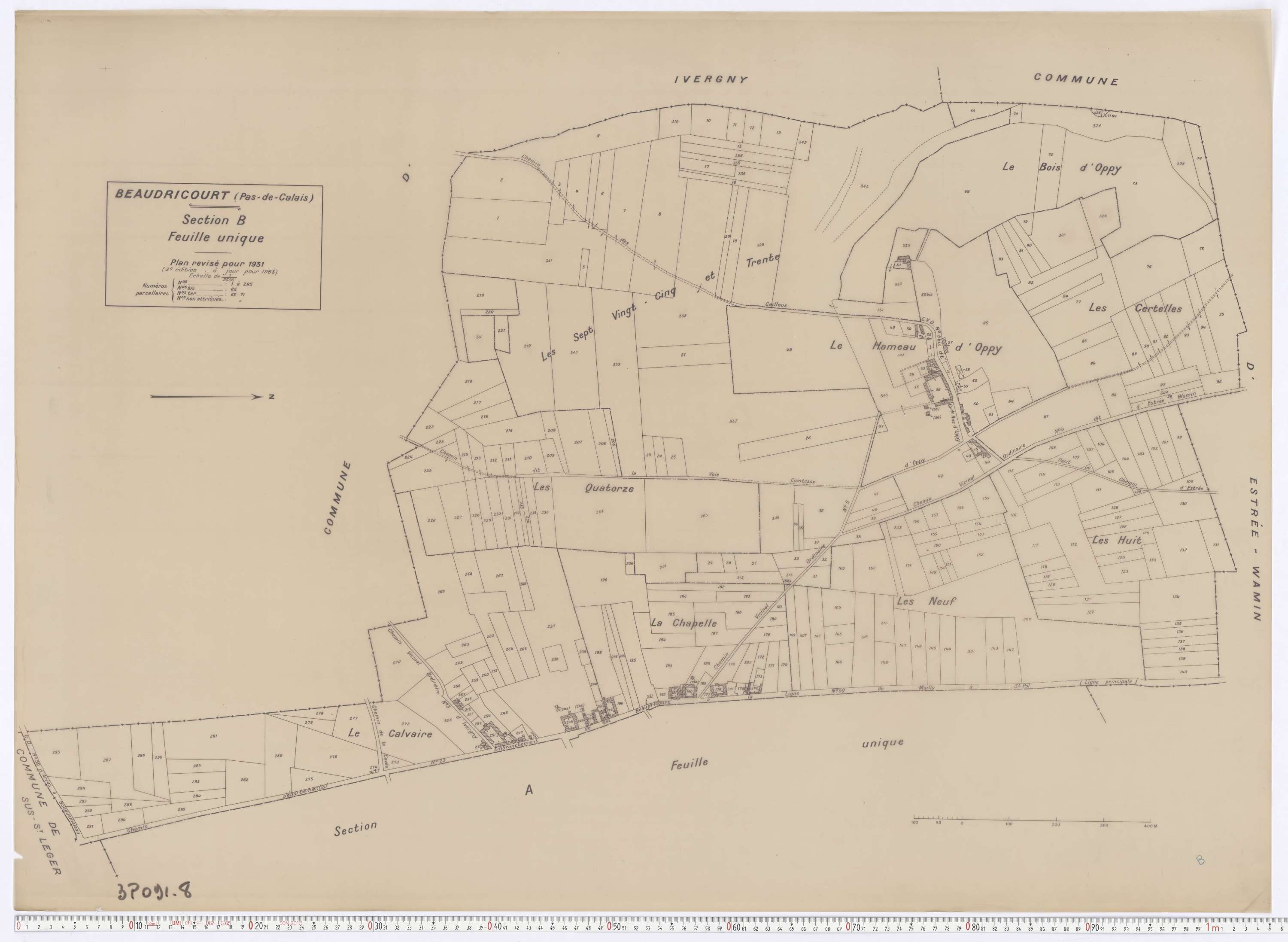 Beaudricourt - Section B.