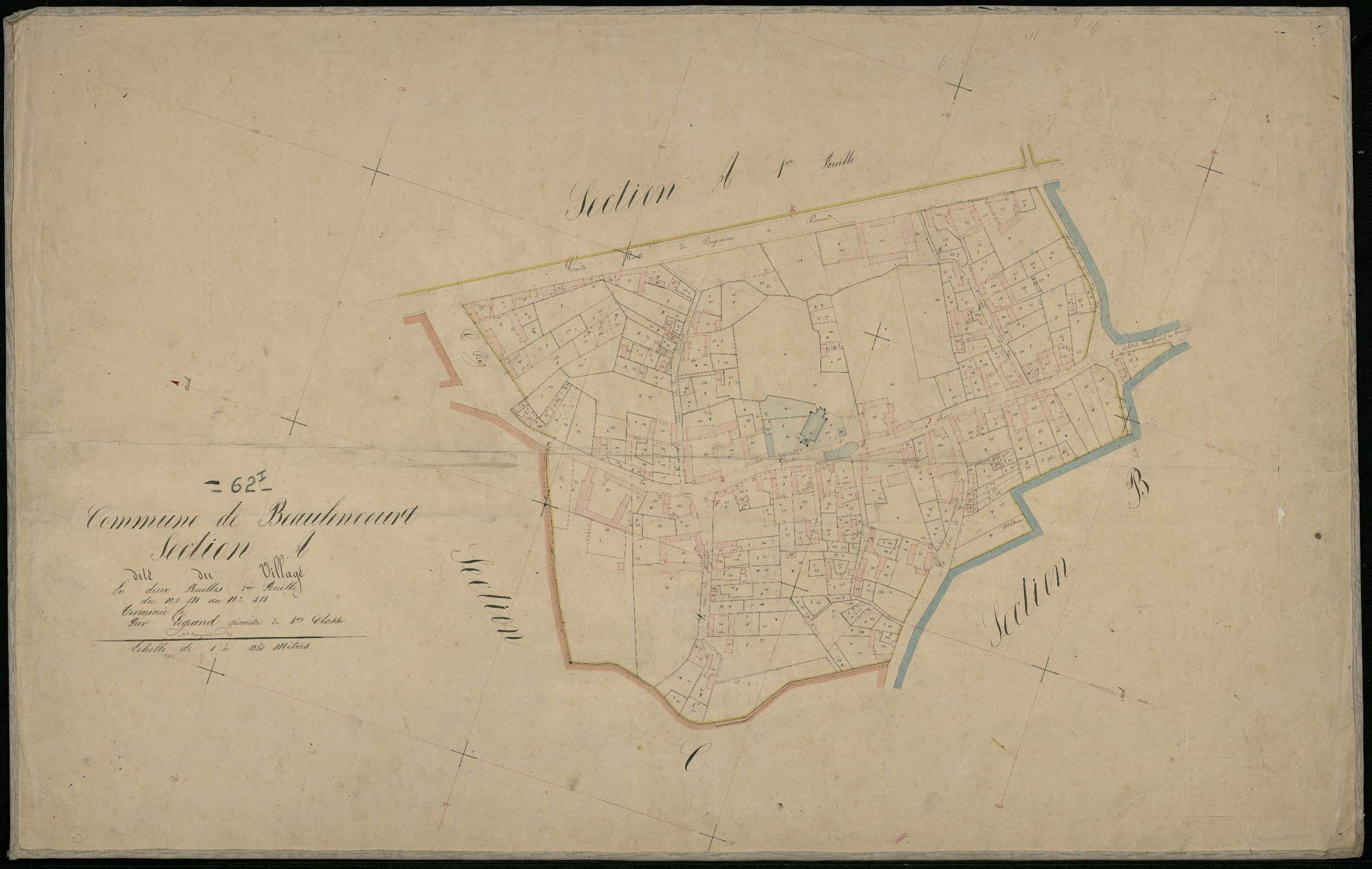 Beaulencourt - Section A, 2e feuille