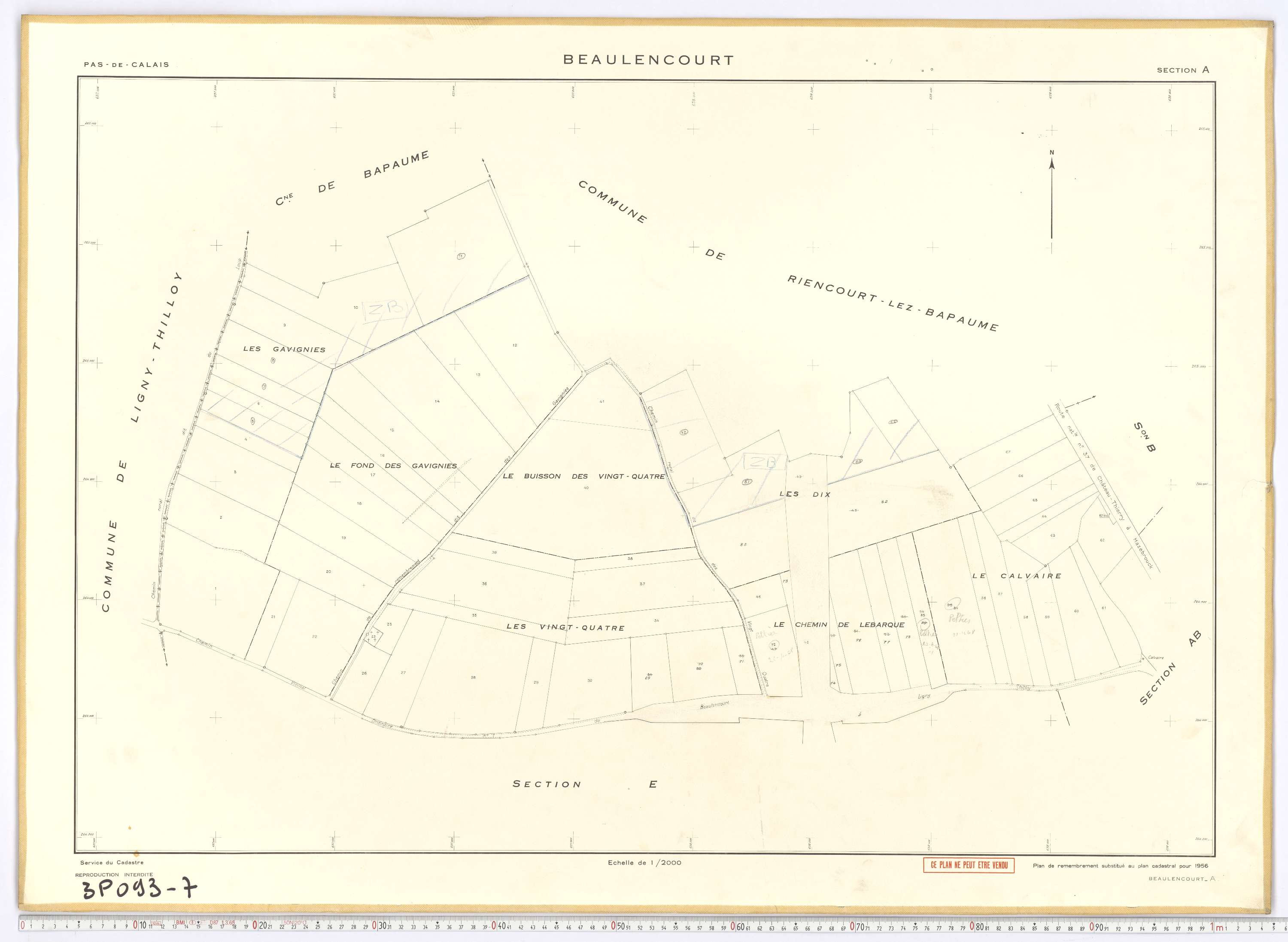 Beaulencourt - Section A.