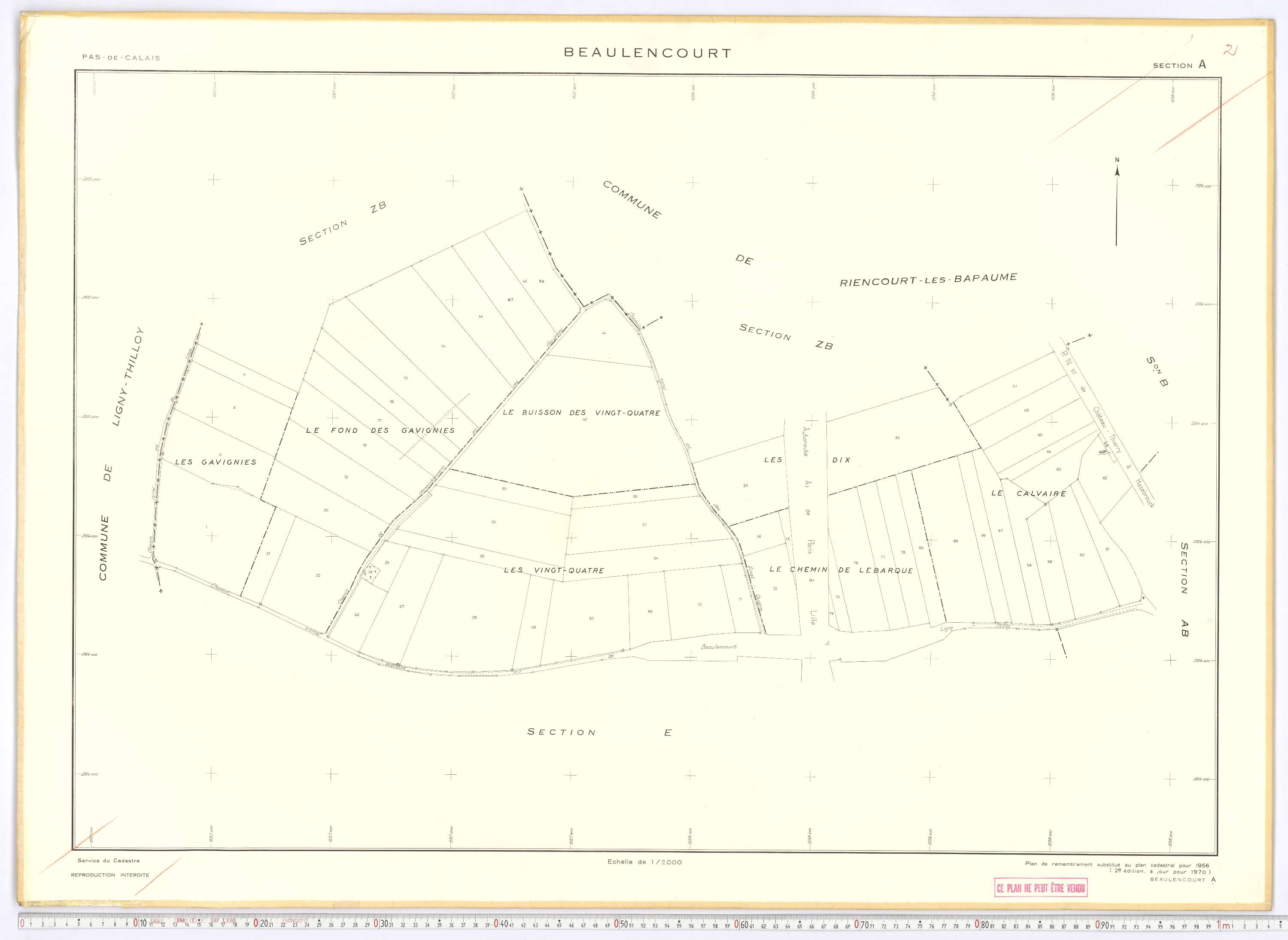 Beaulencourt - Section A.