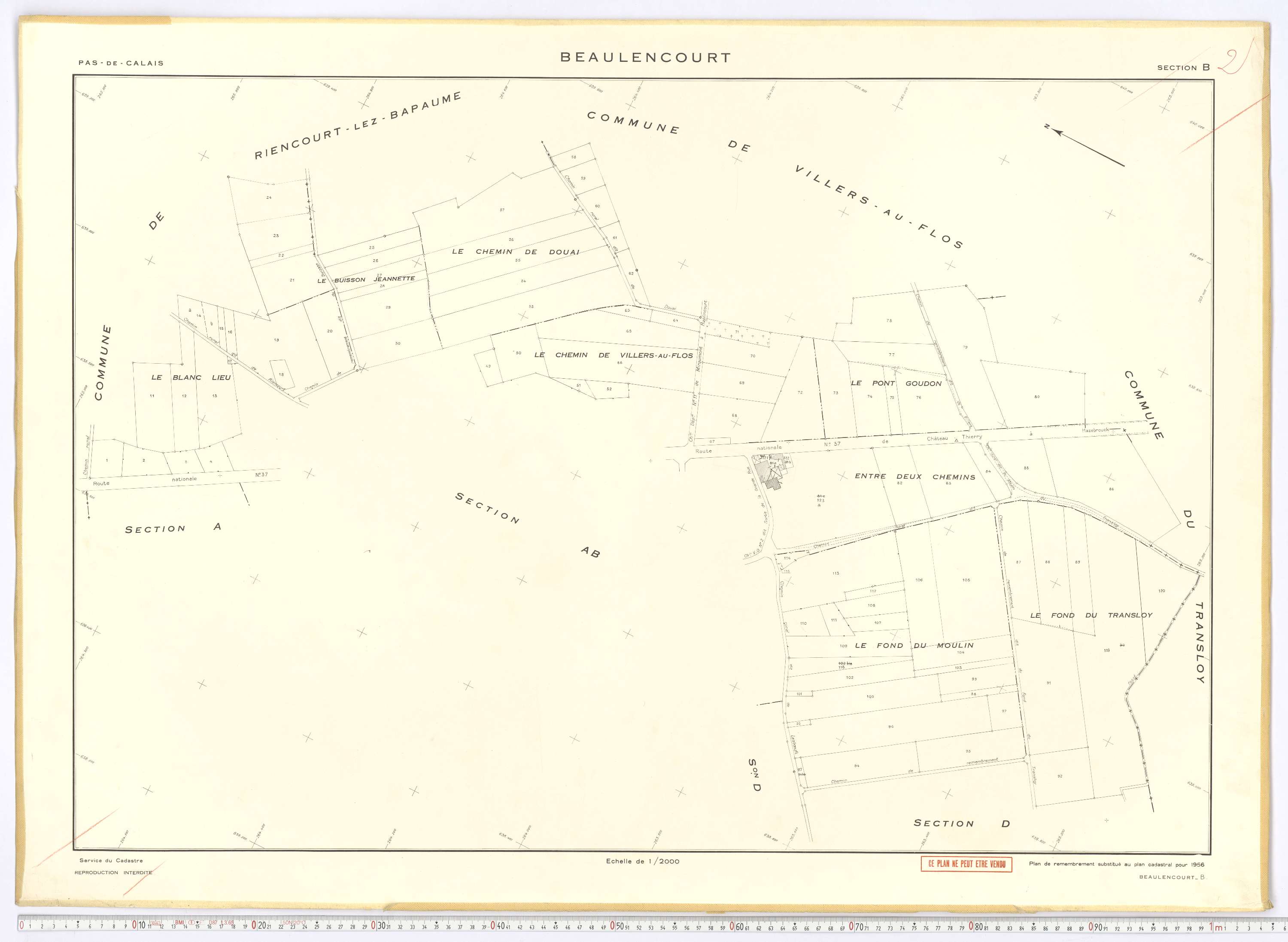 Beaulencourt - Section B.