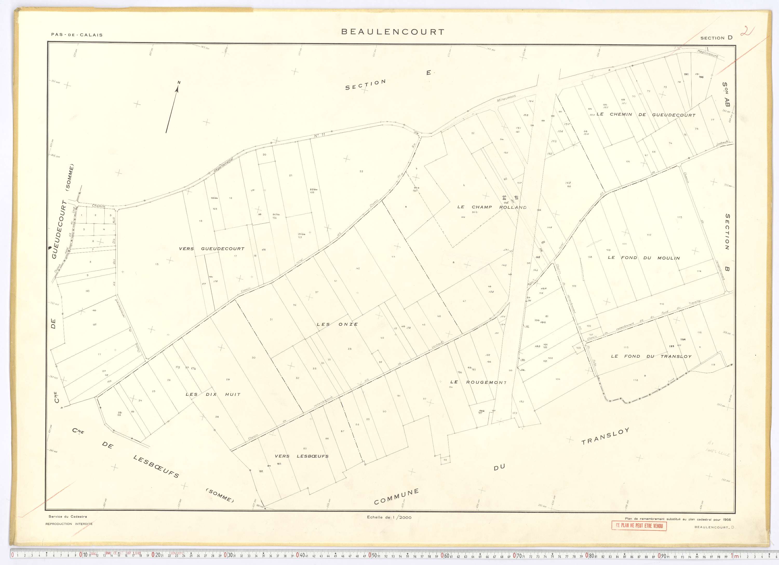 Beaulencourt - Section D.