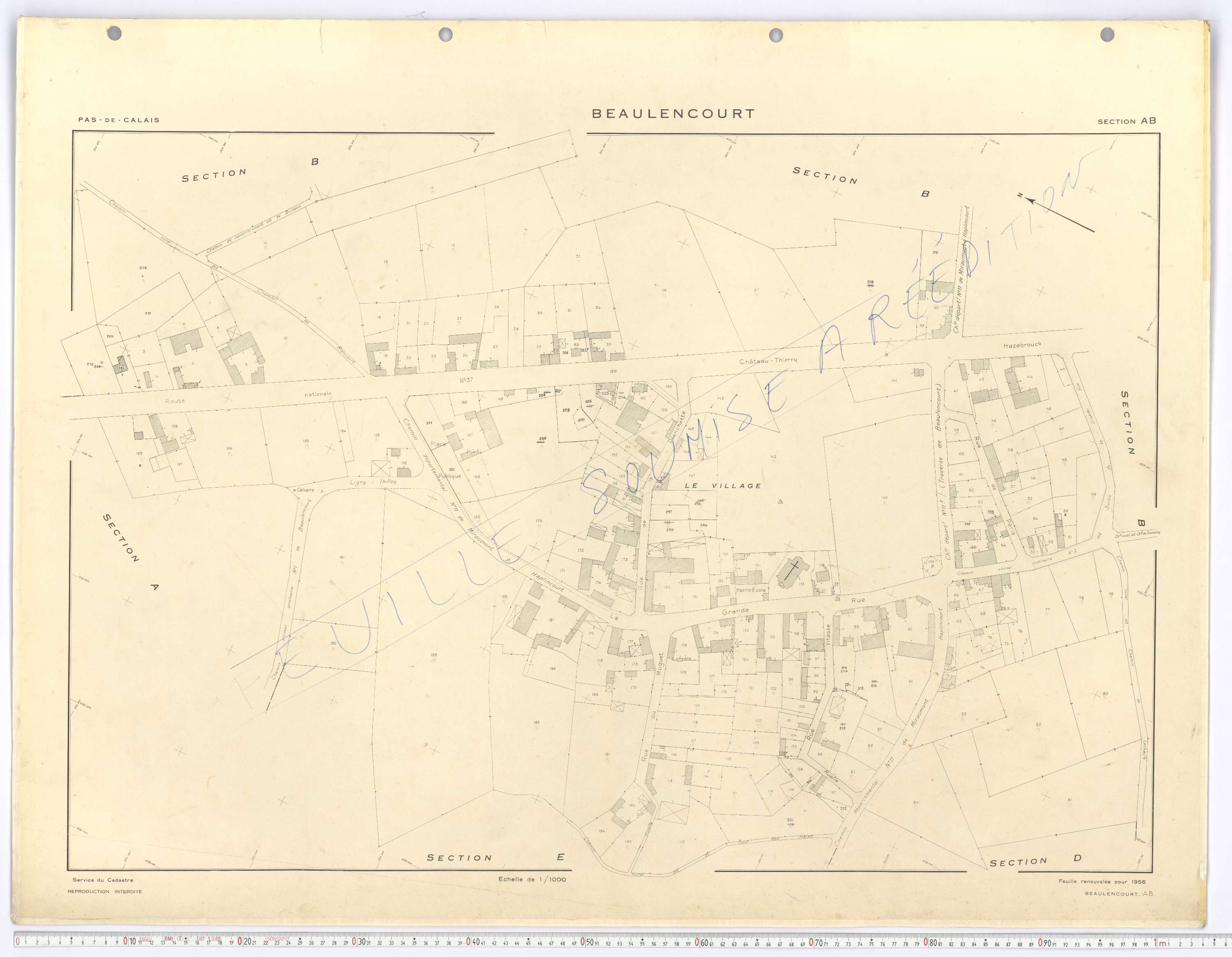 Beaulencourt - Section AB.