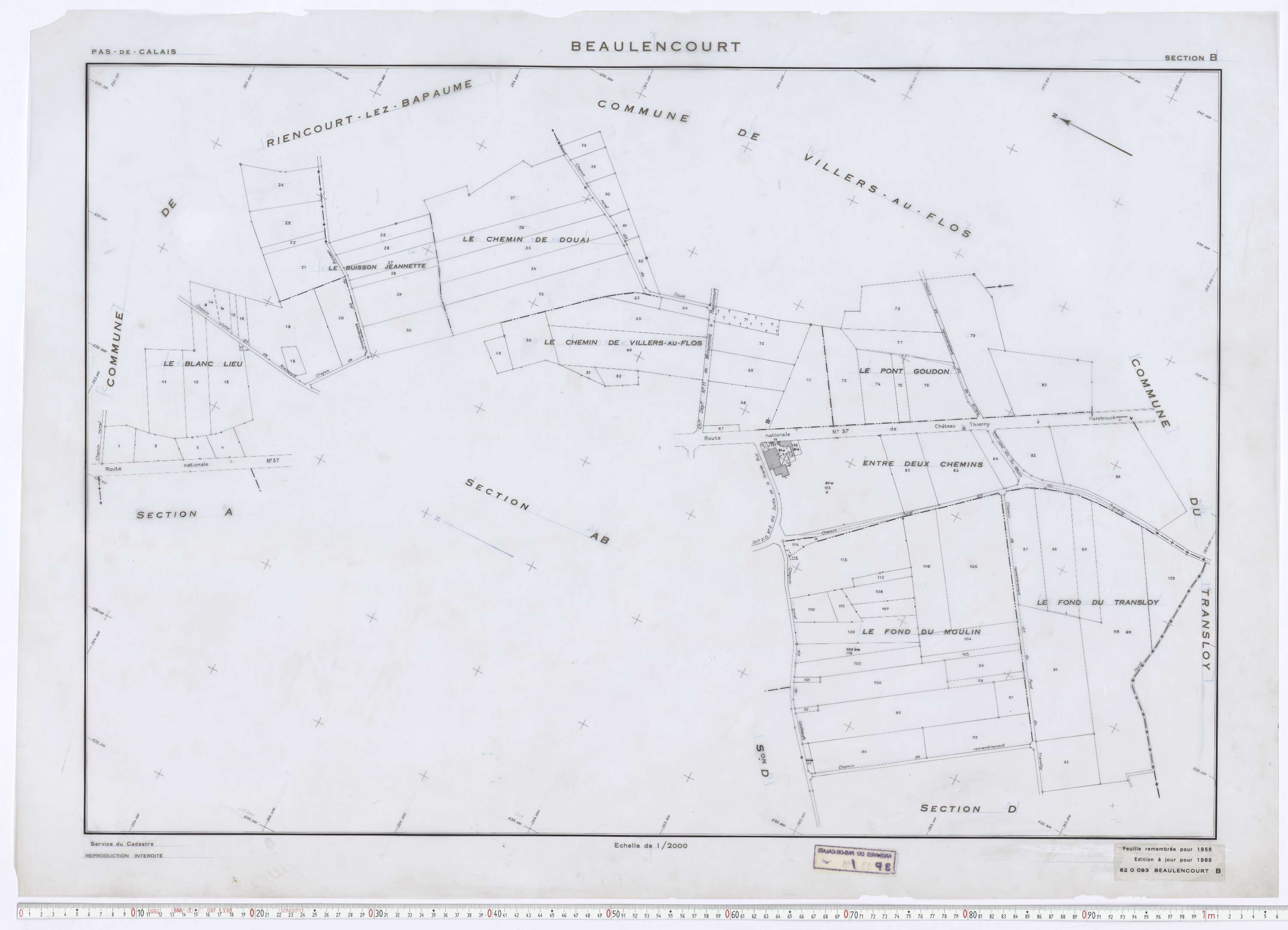 Beaulencourt - Section B.