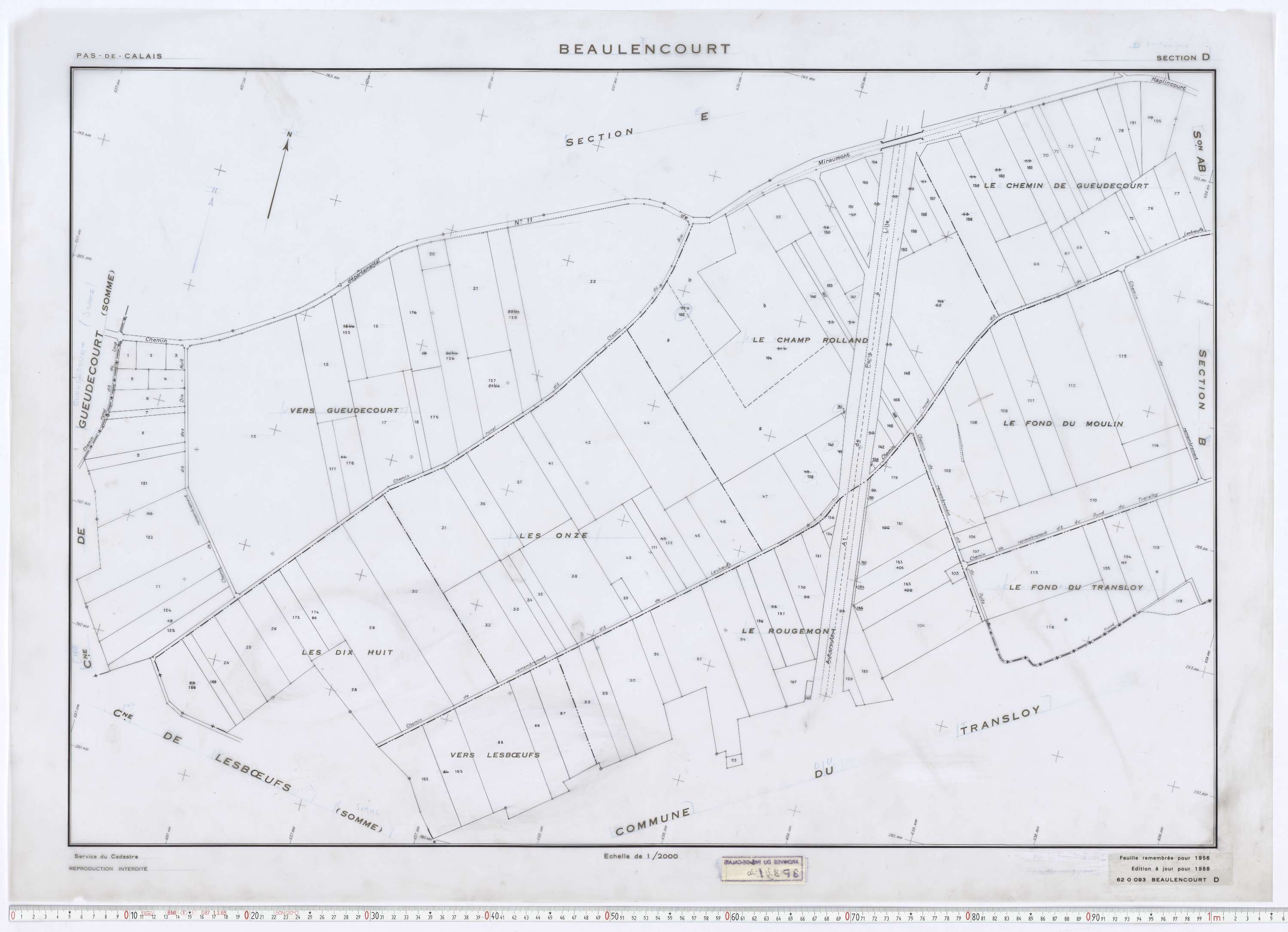Beaulencourt - Section D.