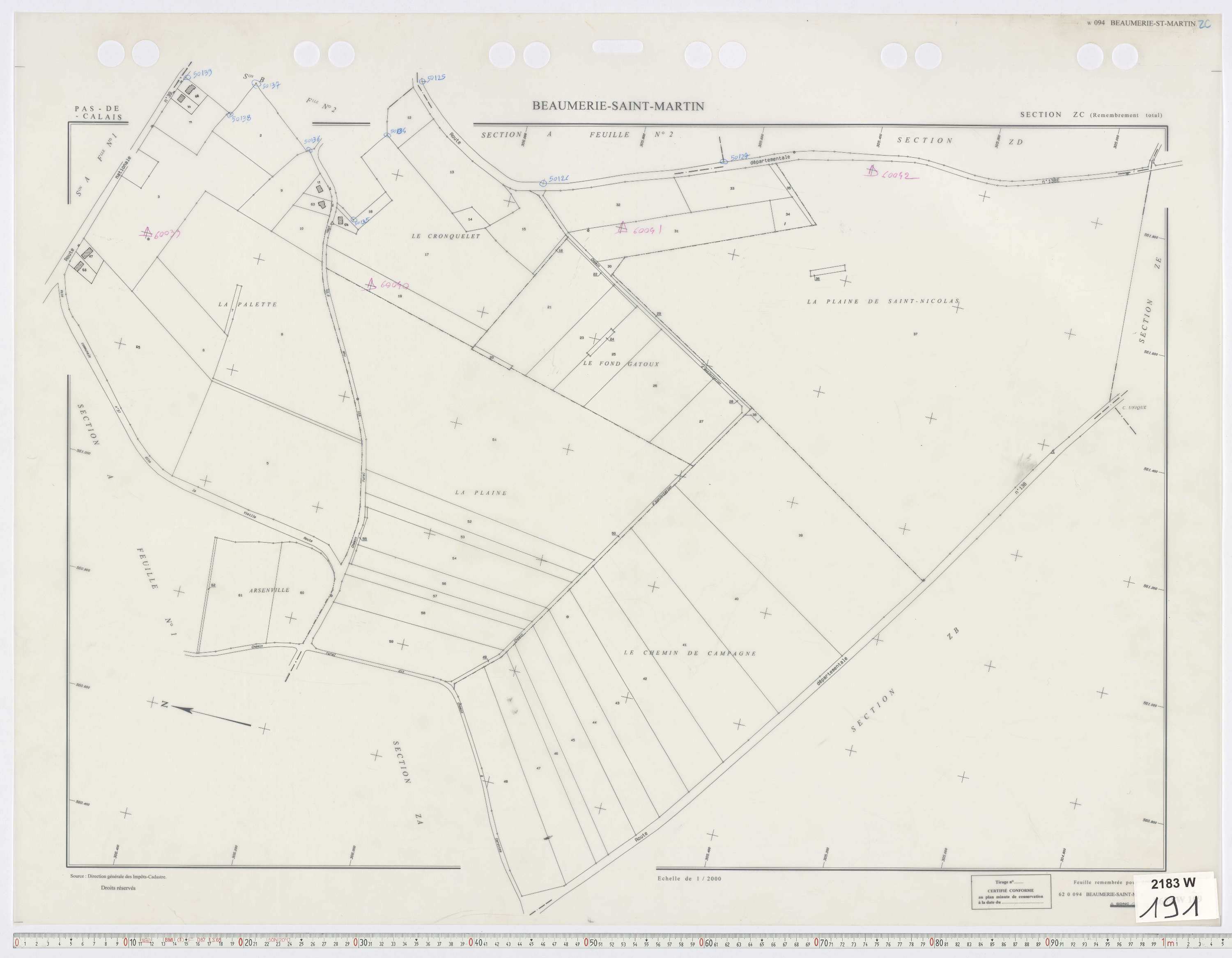 Beaumerie-Saint-Martin - Section ZC.