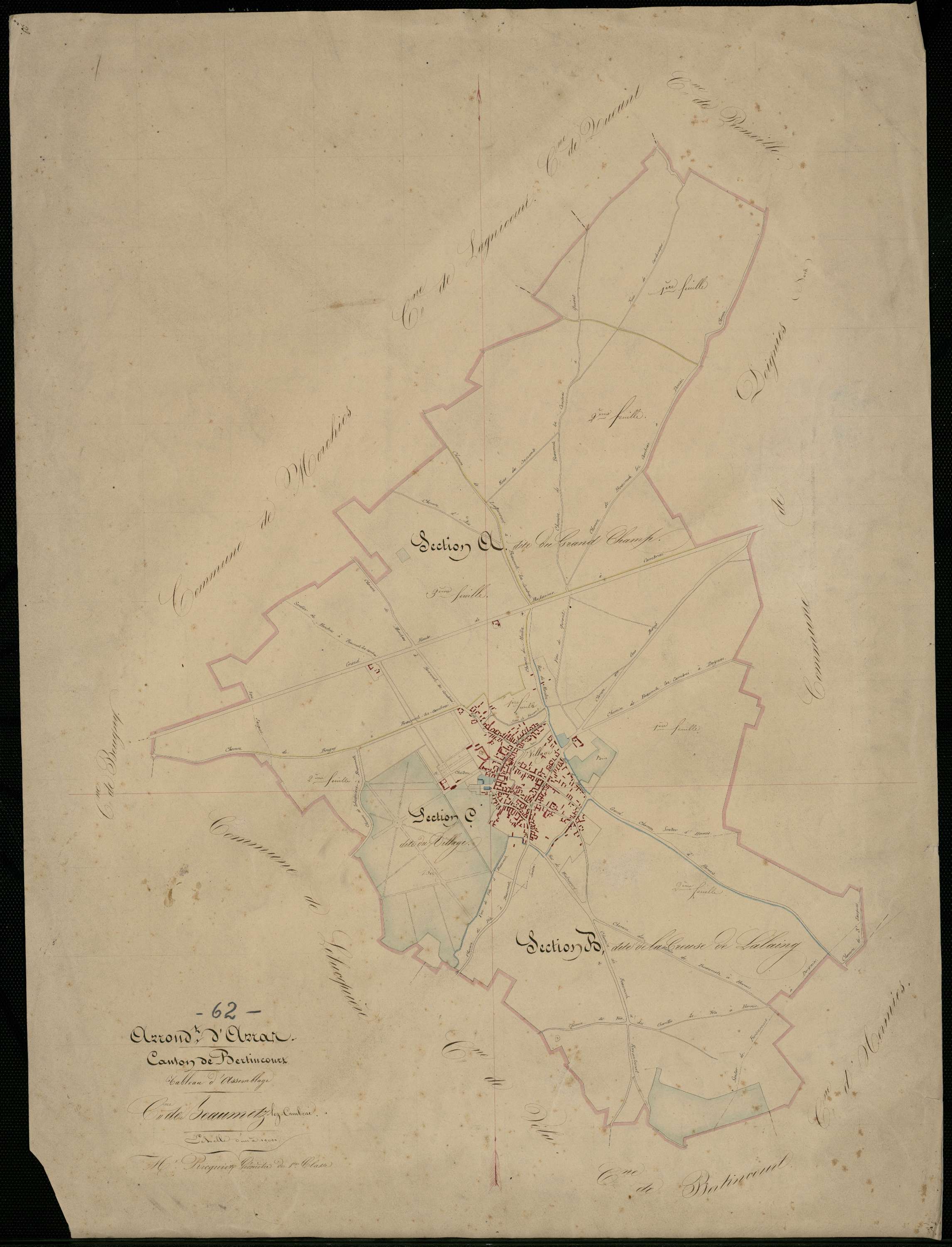 Beaumetz-lès-Cambrai - Tableau d'assemblage