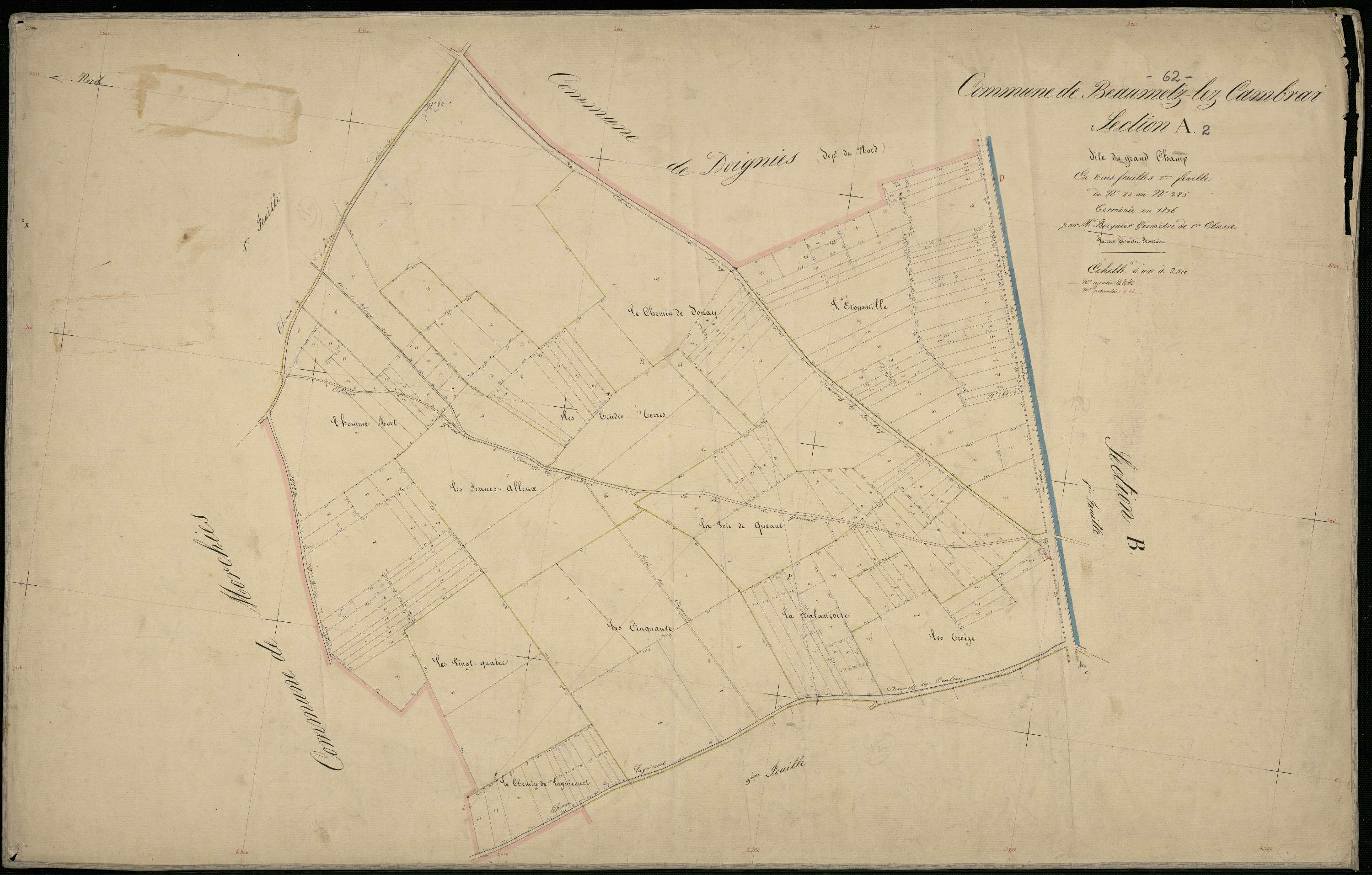 Beaumetz-lès-Cambrai - Section A, 2e feuille