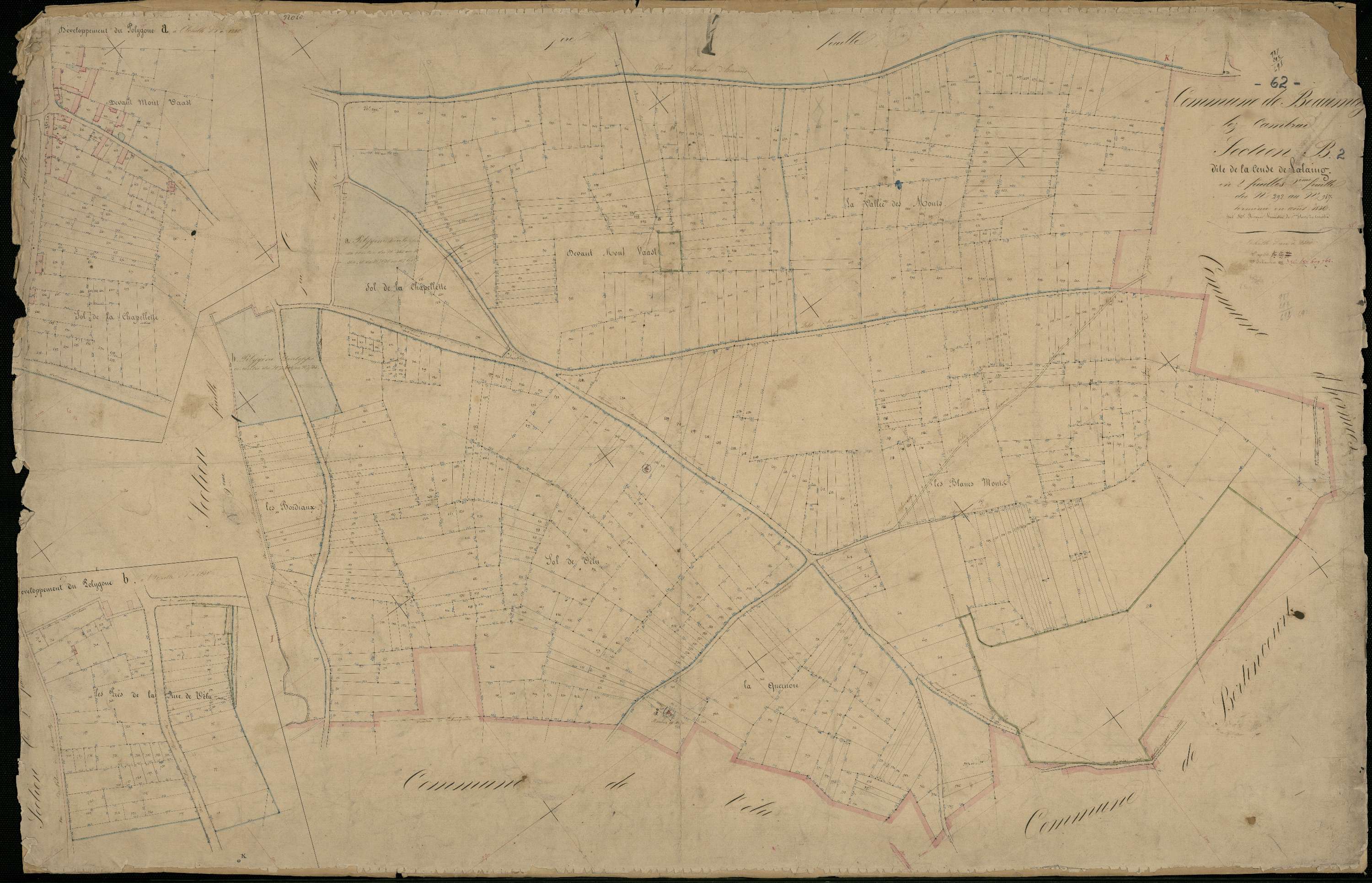 Beaumetz-lès-Cambrai - Section B, 2e feuille