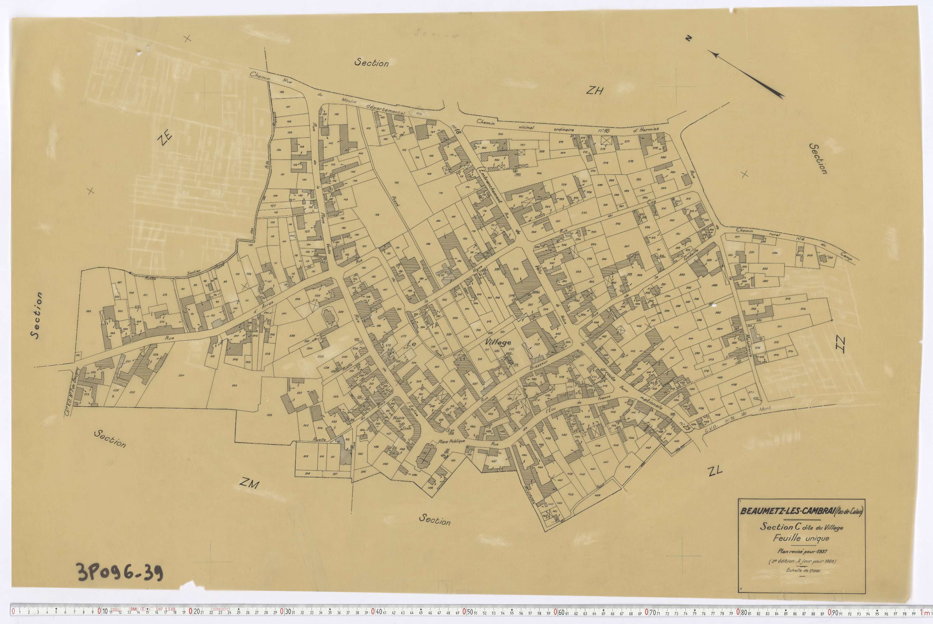 Beaumetz-lès-Cambrai - Section C.