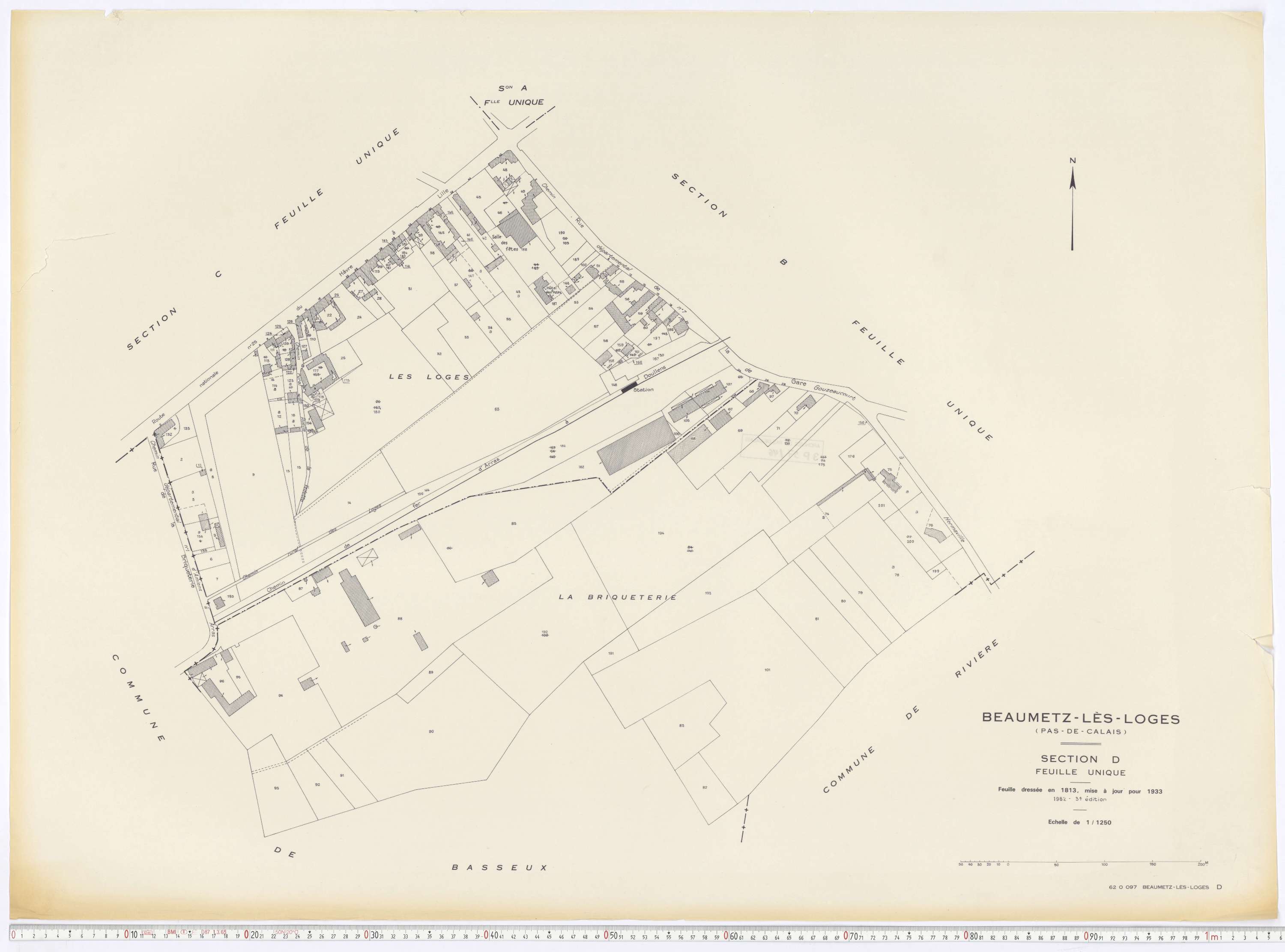 Beaumetz-lès-Loges - Section D.