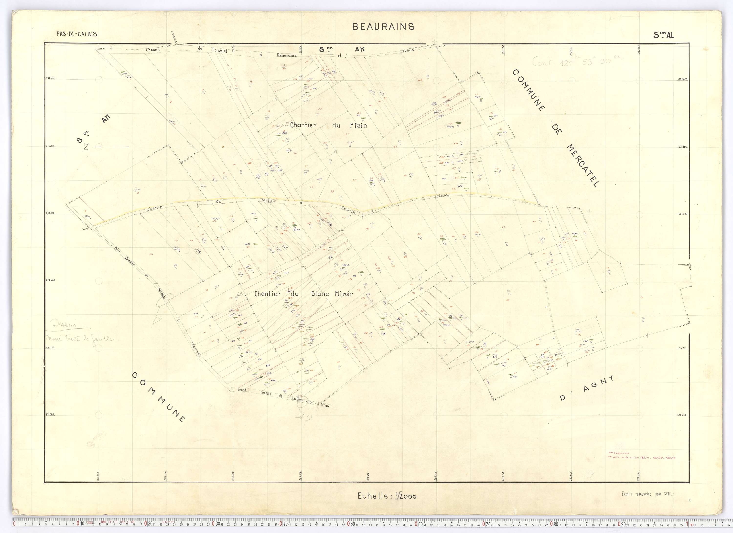 Beaurains - Section AL.