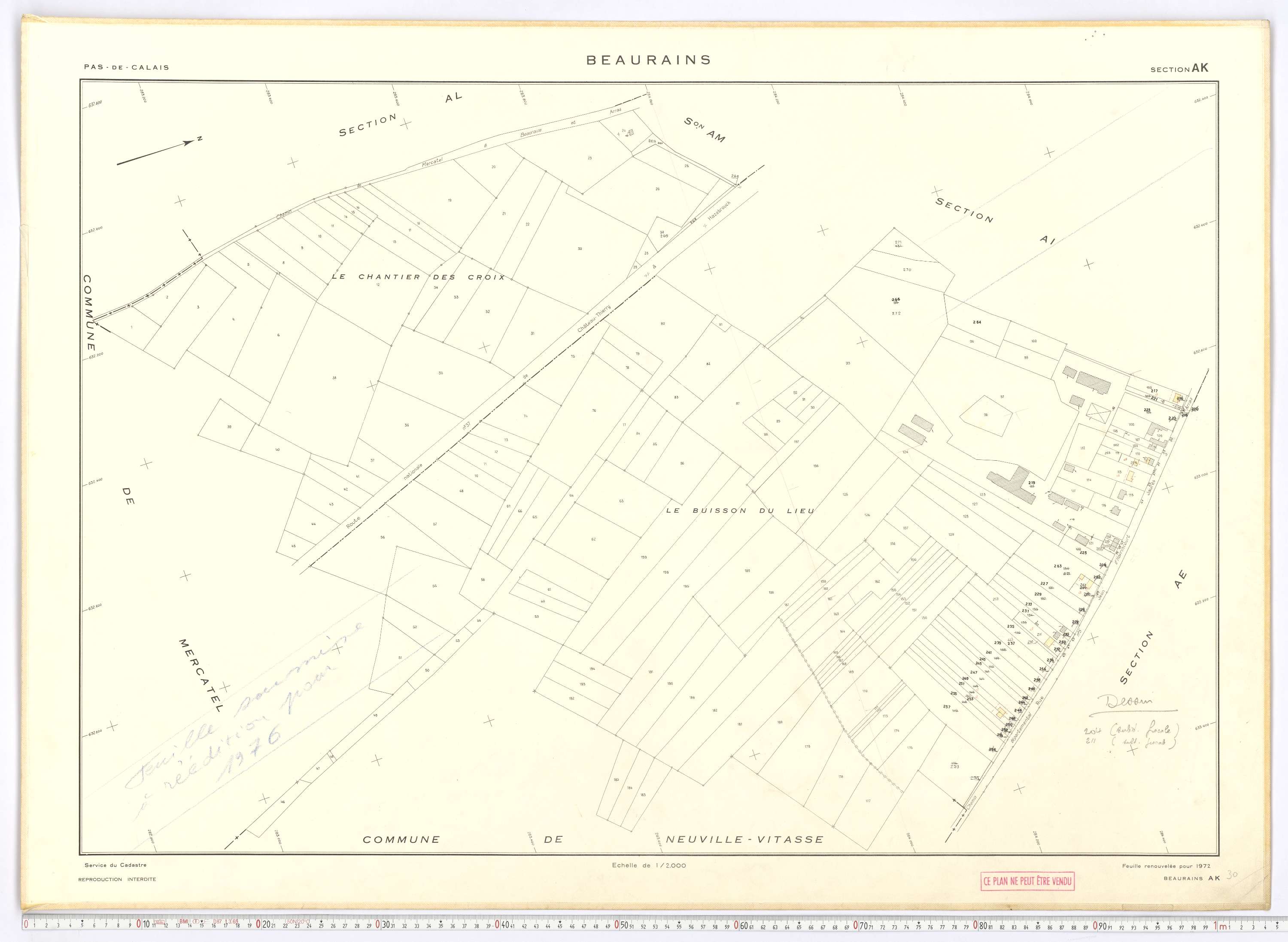Beaurains - Section AK.