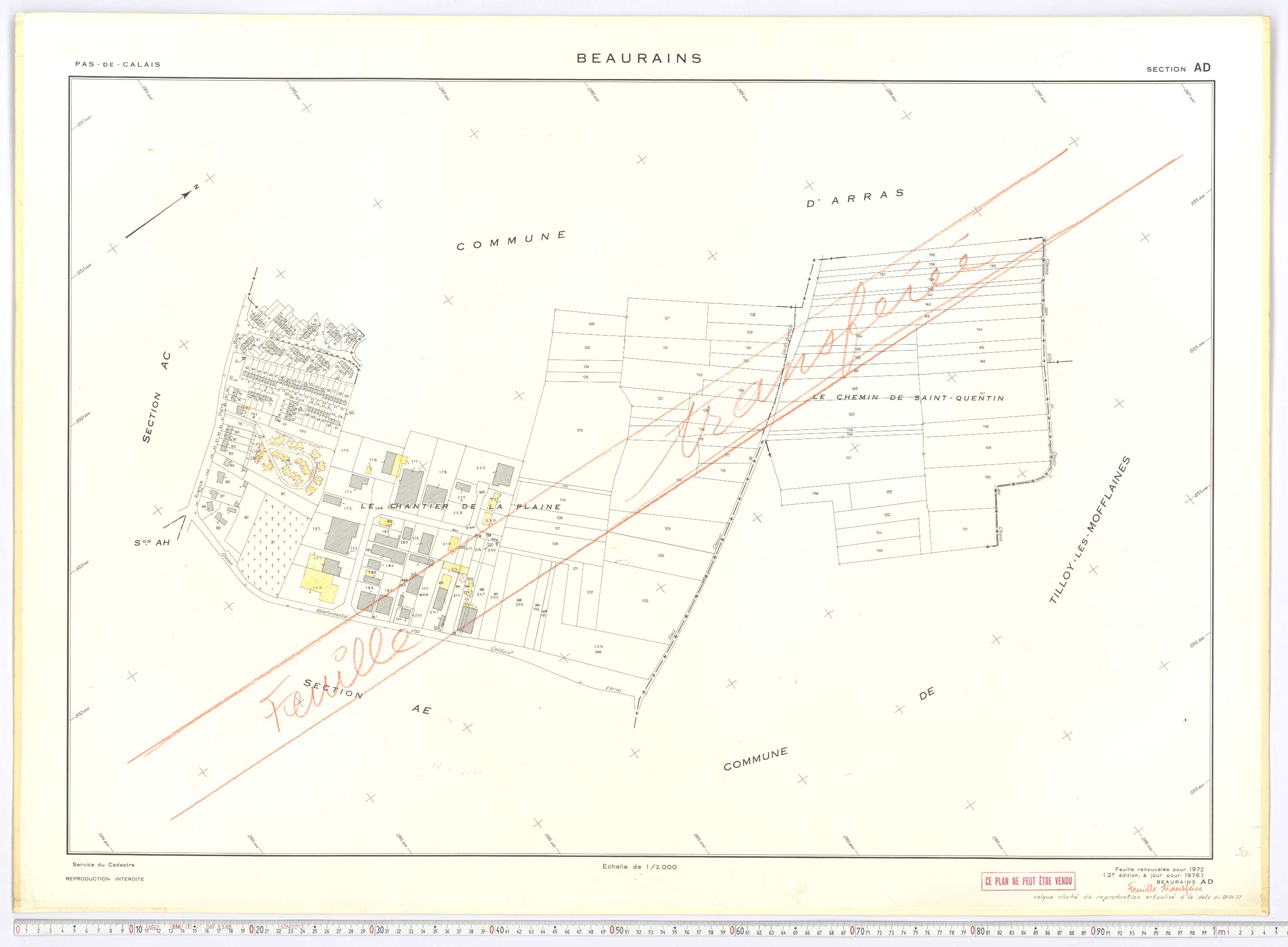 Beaurains - Section AD.