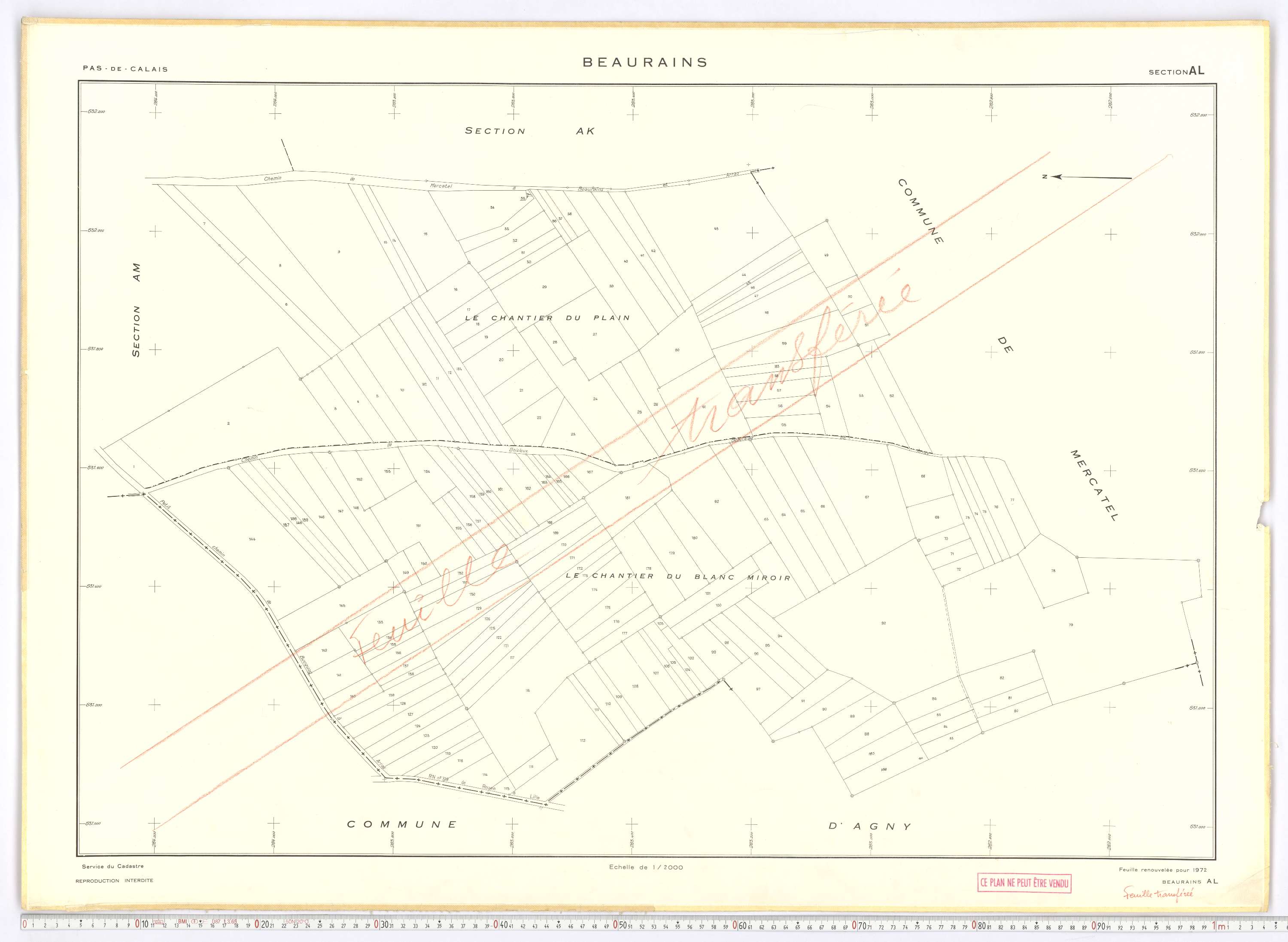 Beaurains - Section AL.