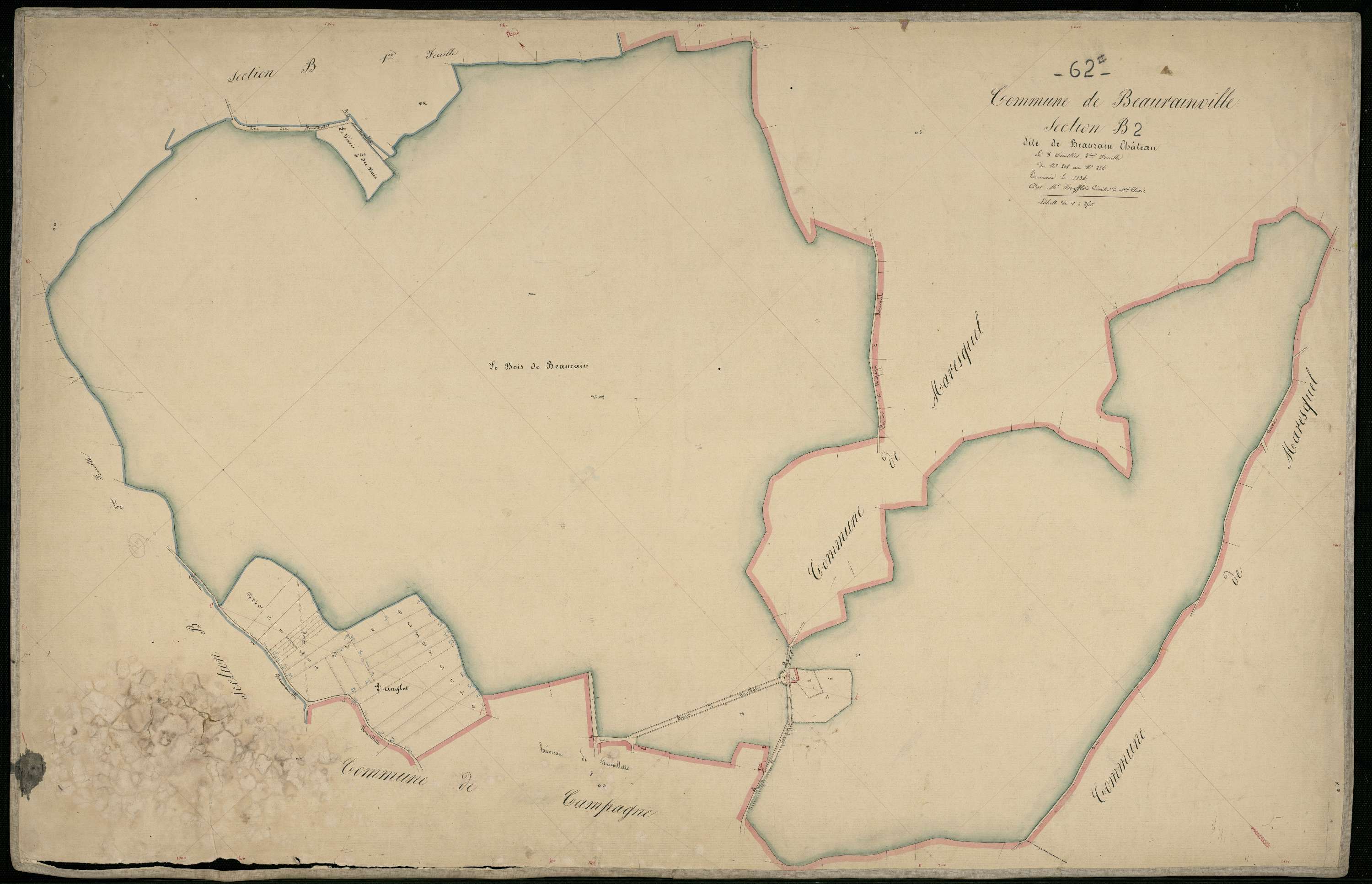 Beaurainville - Section B, 2e feuille