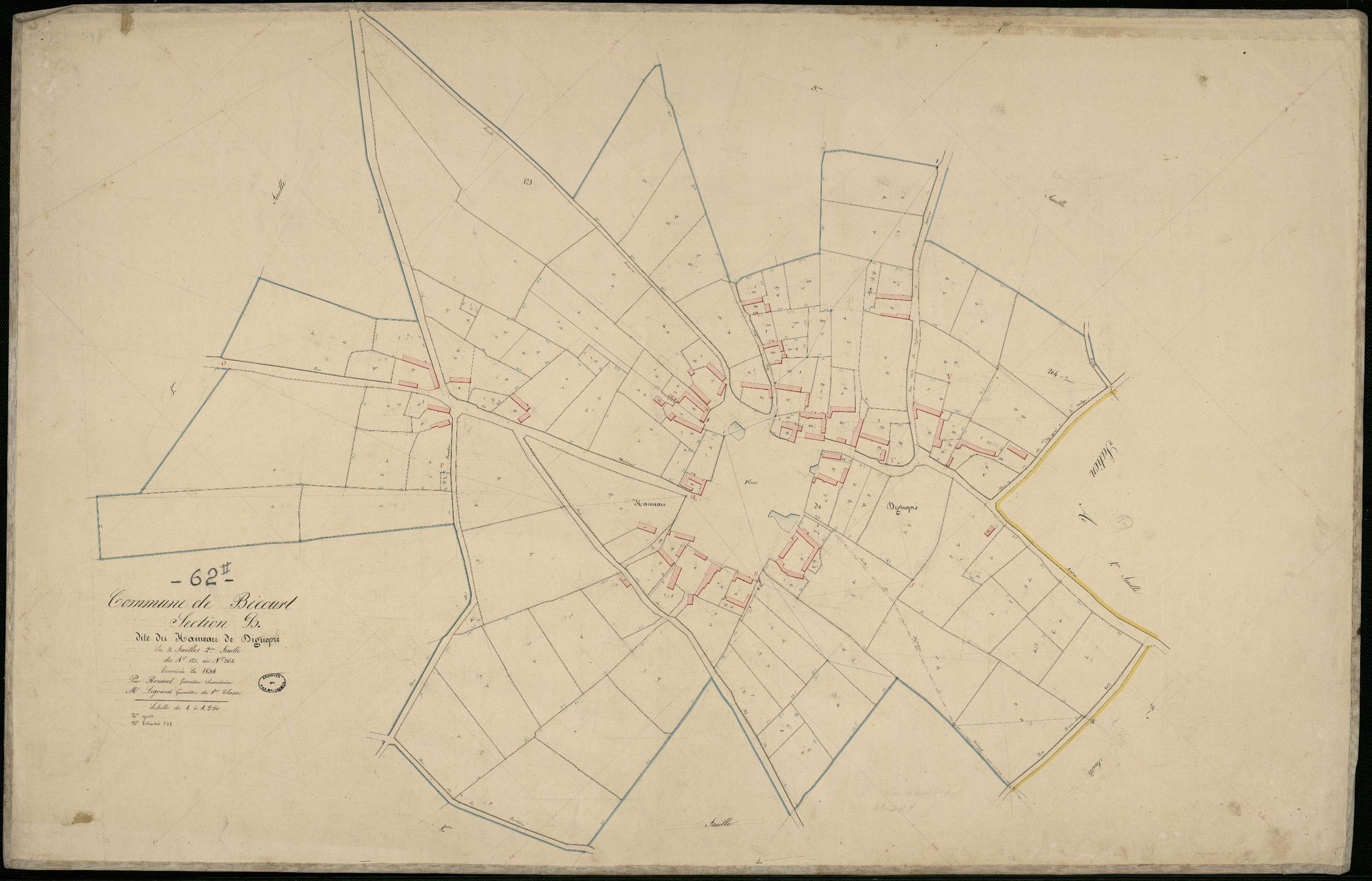 Bécourt - Section B, 2e feuille