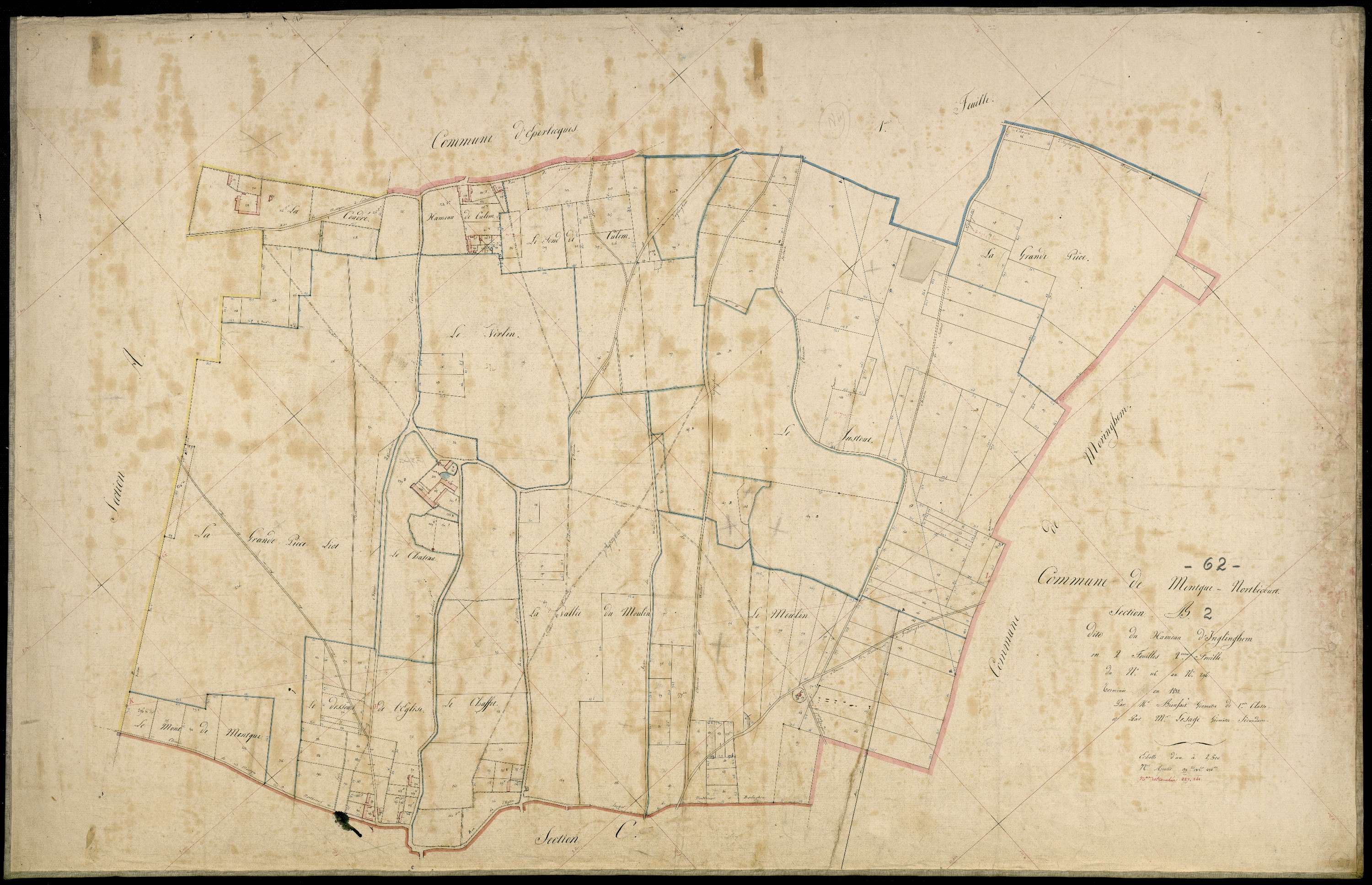 Bécourt - Section B, 2e feuille