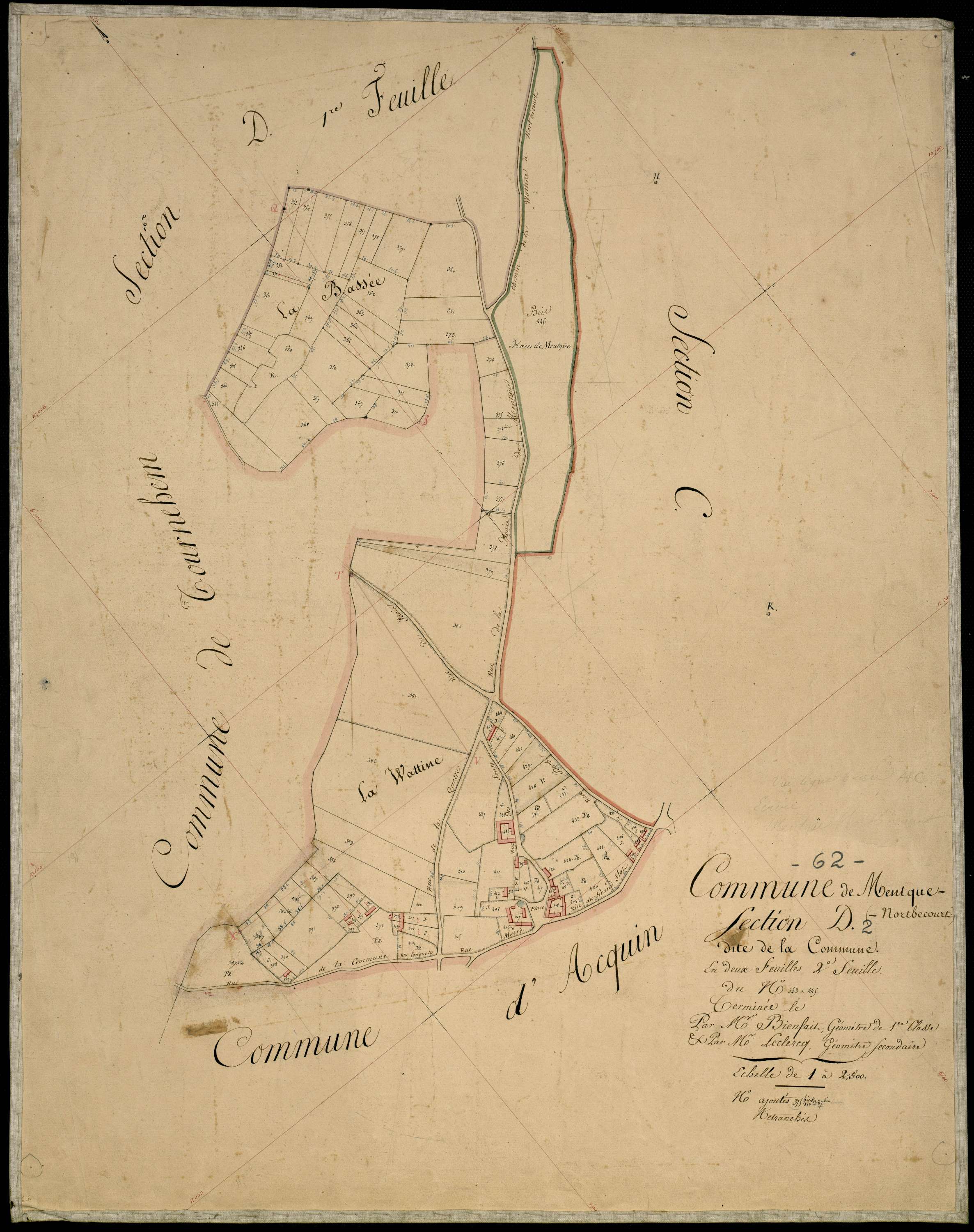Bécourt - Section D, 2e feuille