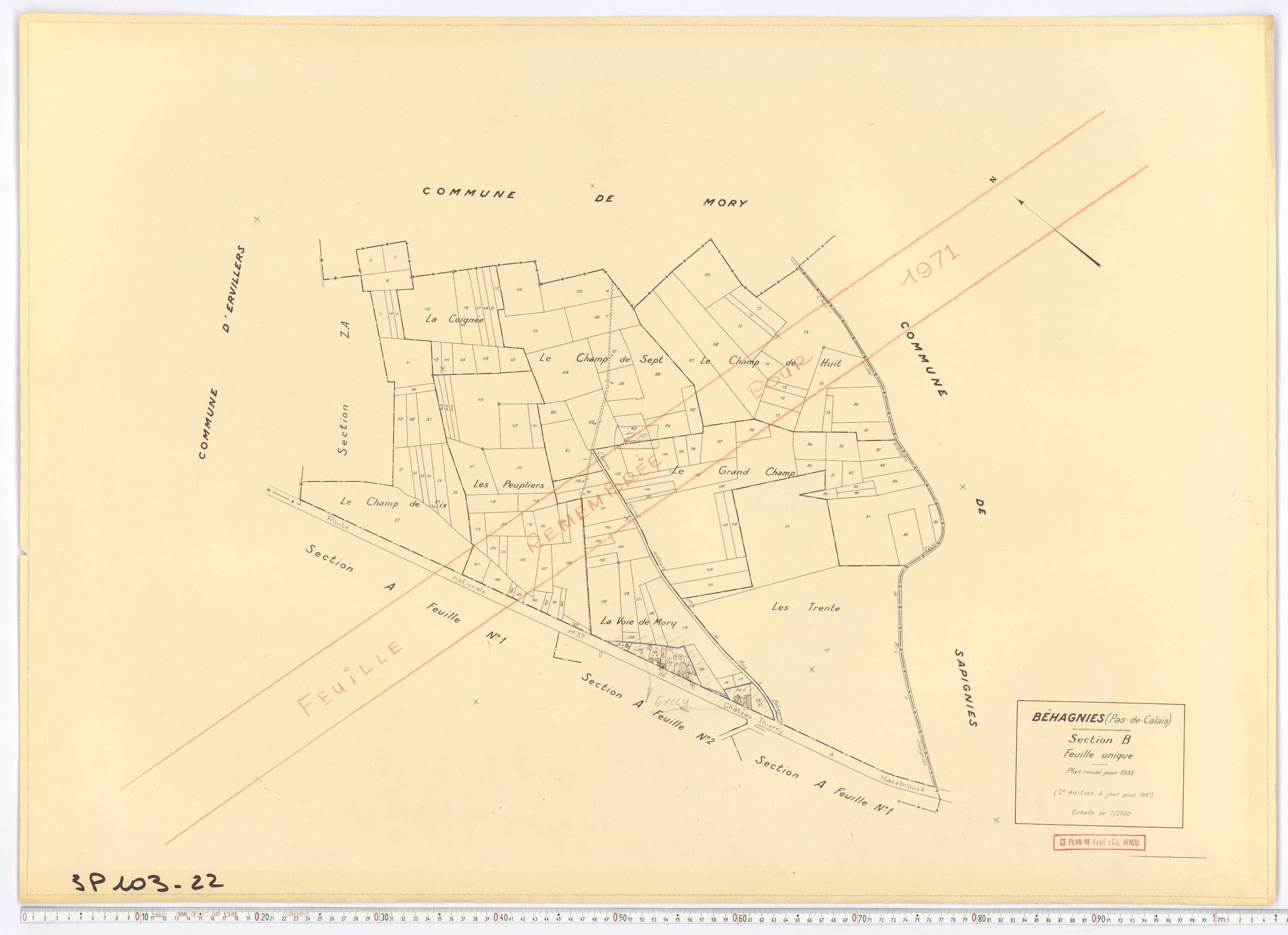 Béhagnies - Section B.
