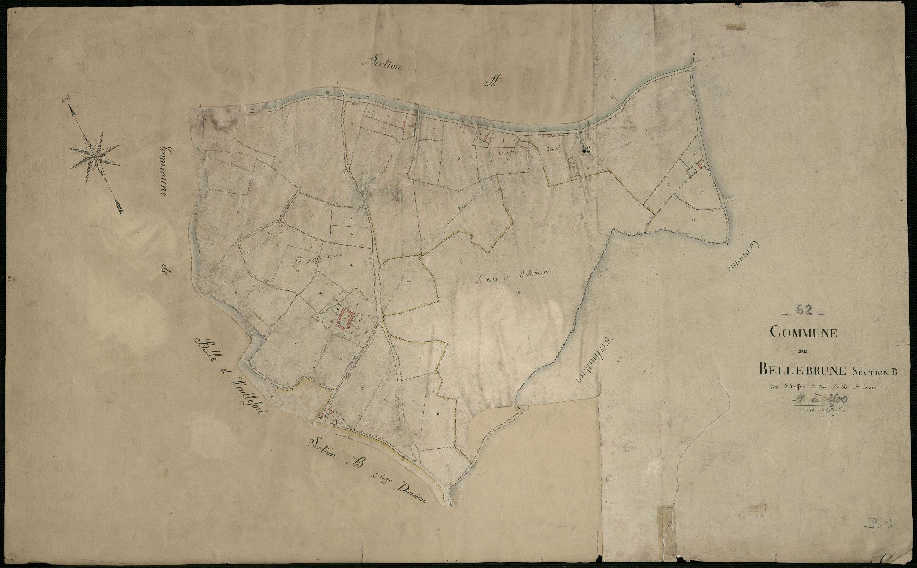 Bellebrune - Section B, 1re feuille